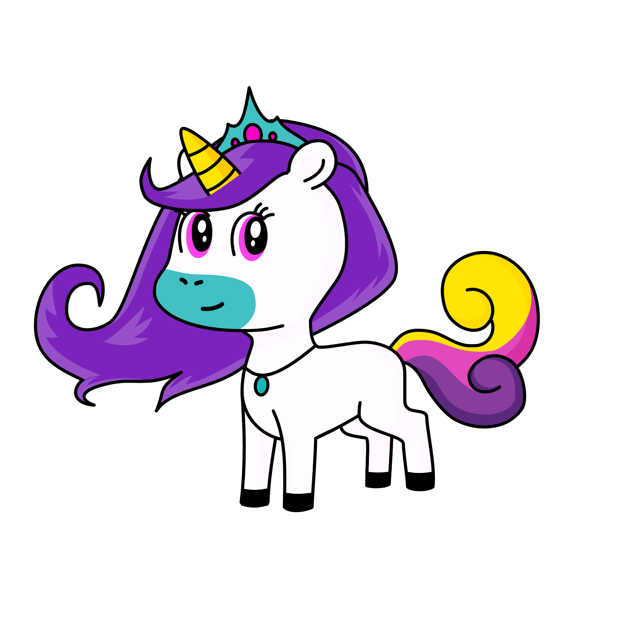 Snow, the unicorn