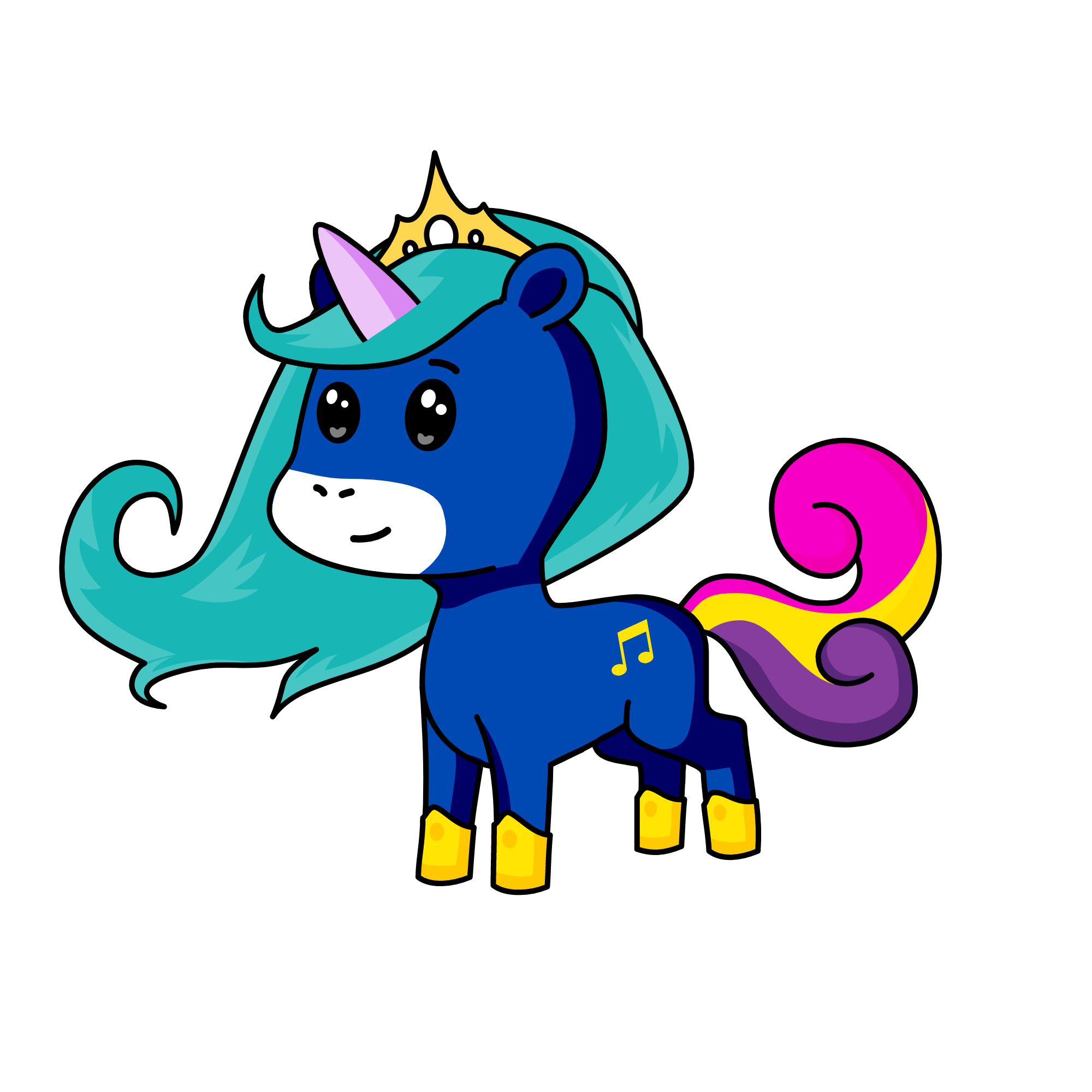 Midnight, the unicorn