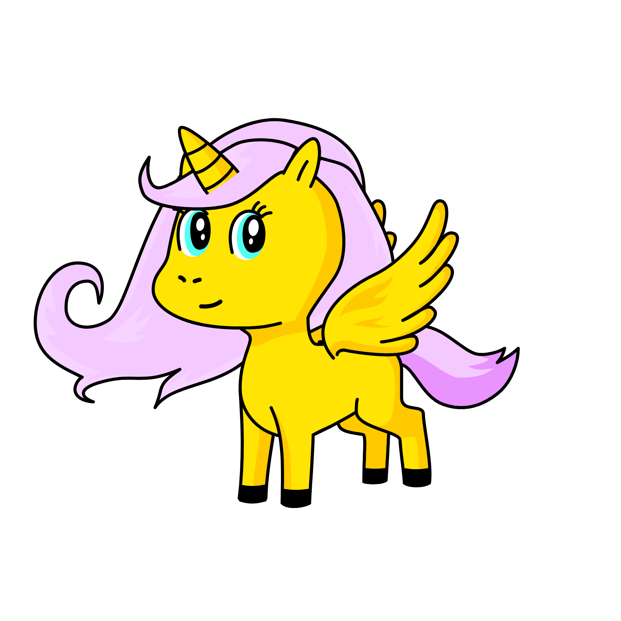 fluttershy, the unicorn