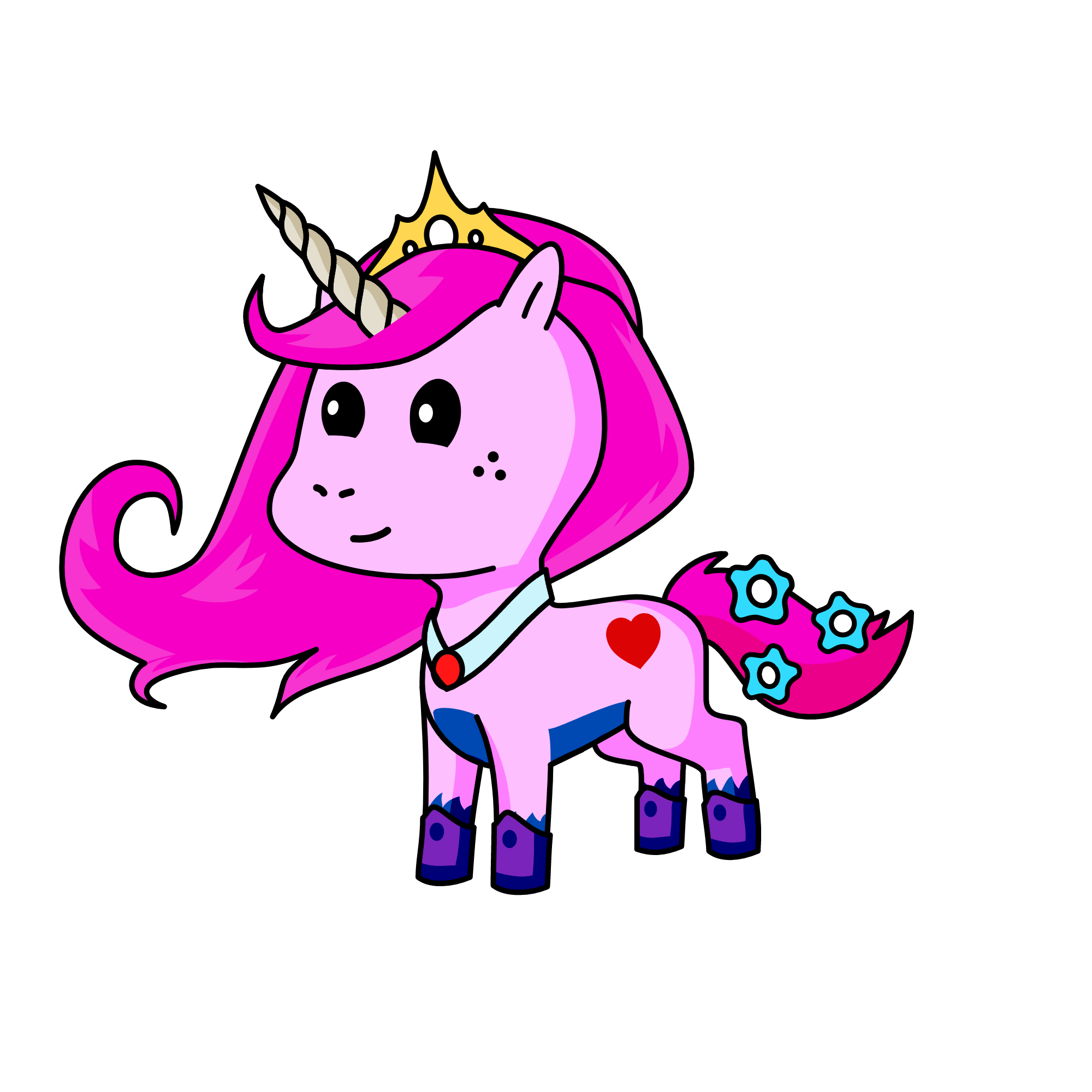 princess, the unicorn