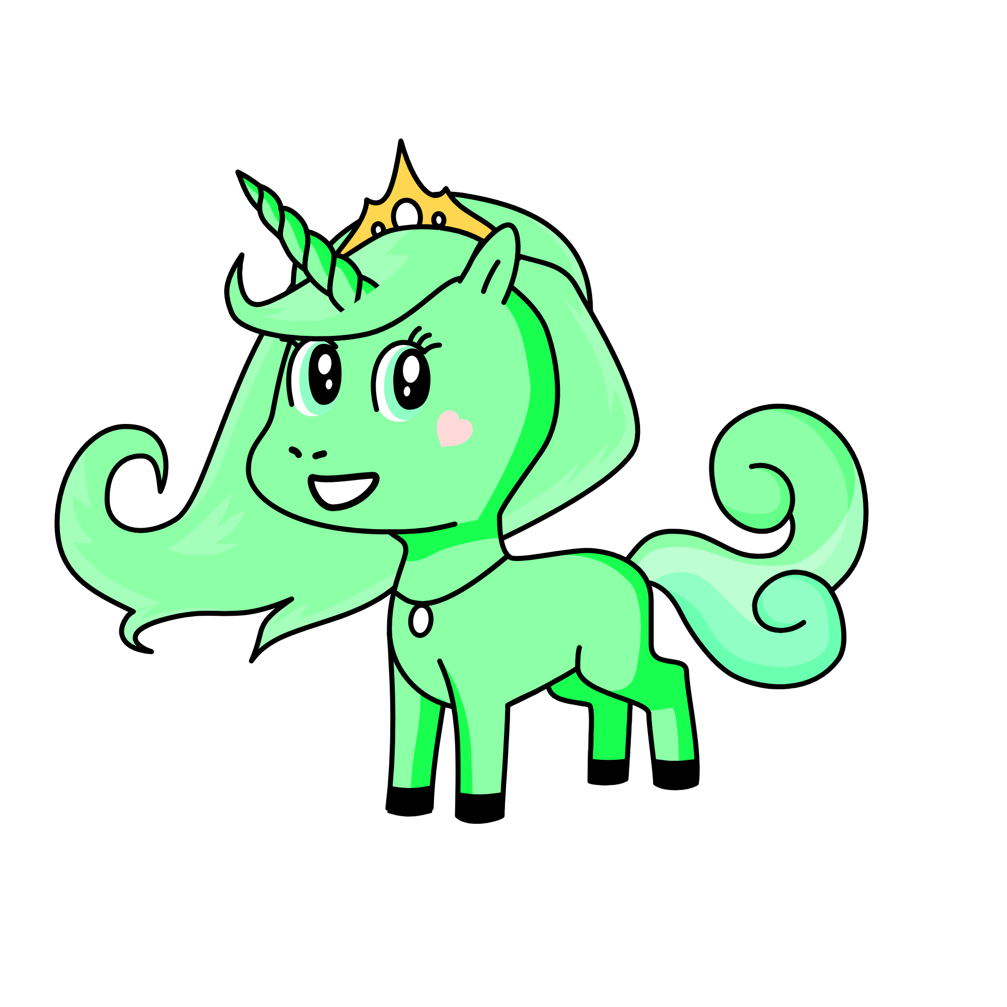 mint, the unicorn