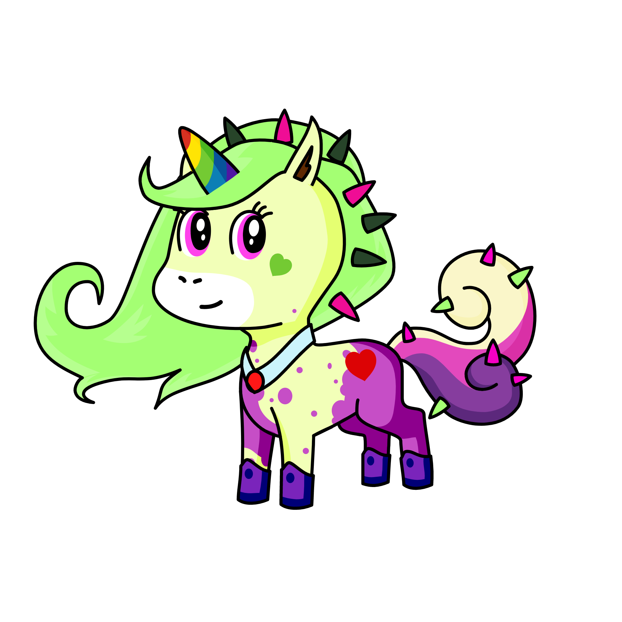 mi mi, the unicorn