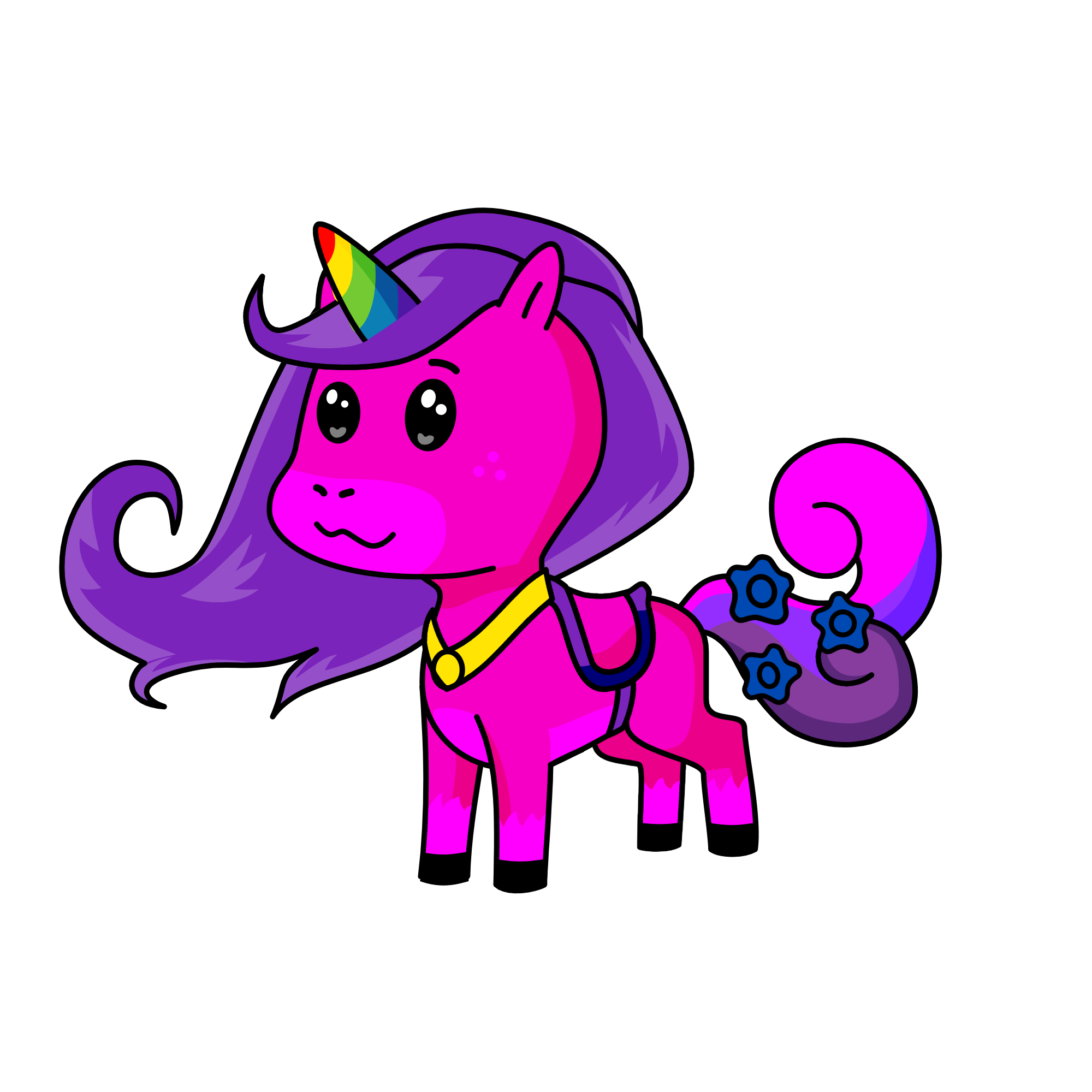🌈💎, the unicorn