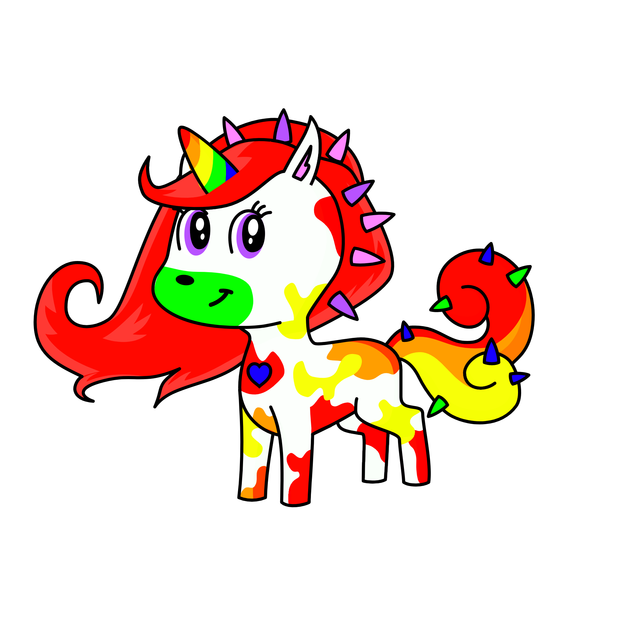 Rainy, the unicorn