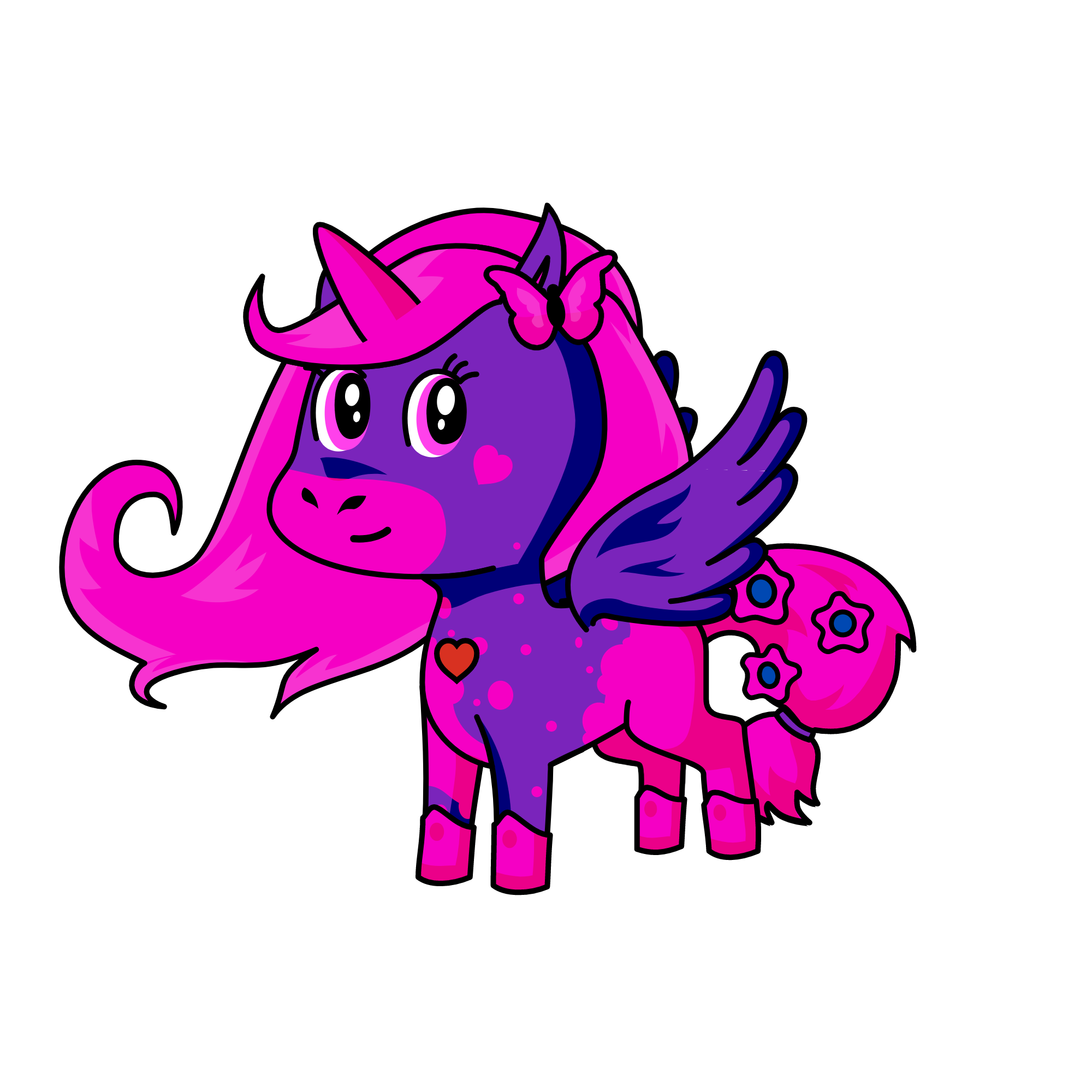 My sisters creation, the unicorn