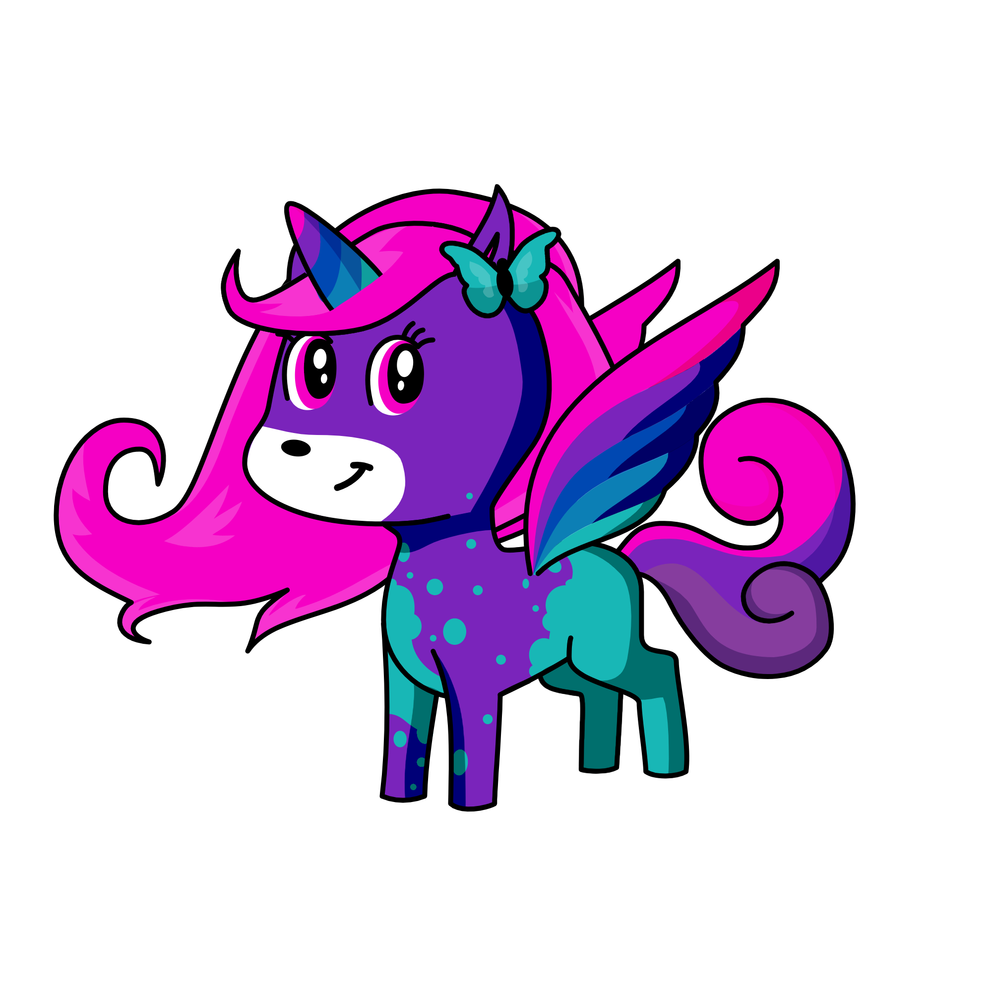 Cake, the unicorn