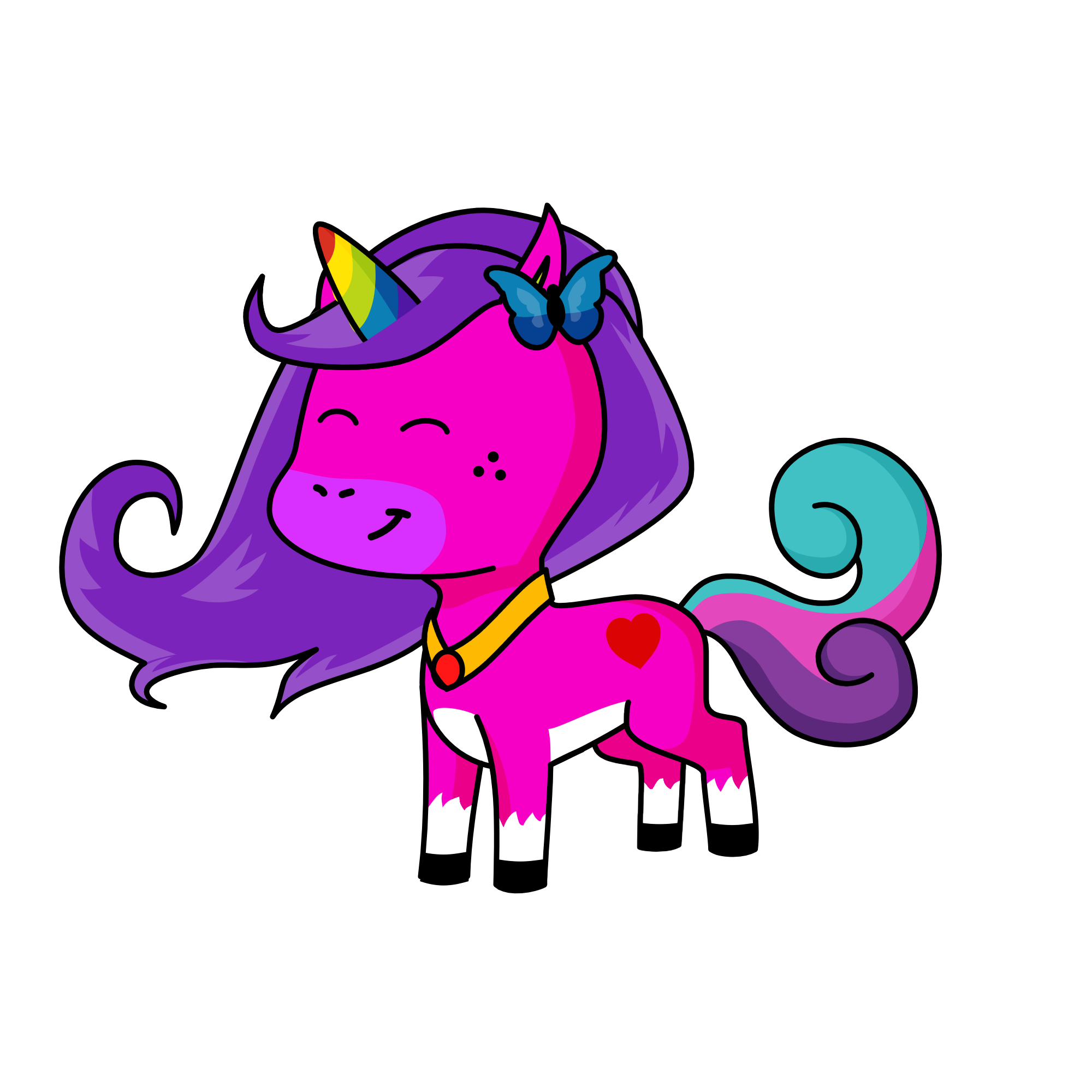 🌈🌈❄️❄️⛄☃️, the unicorn