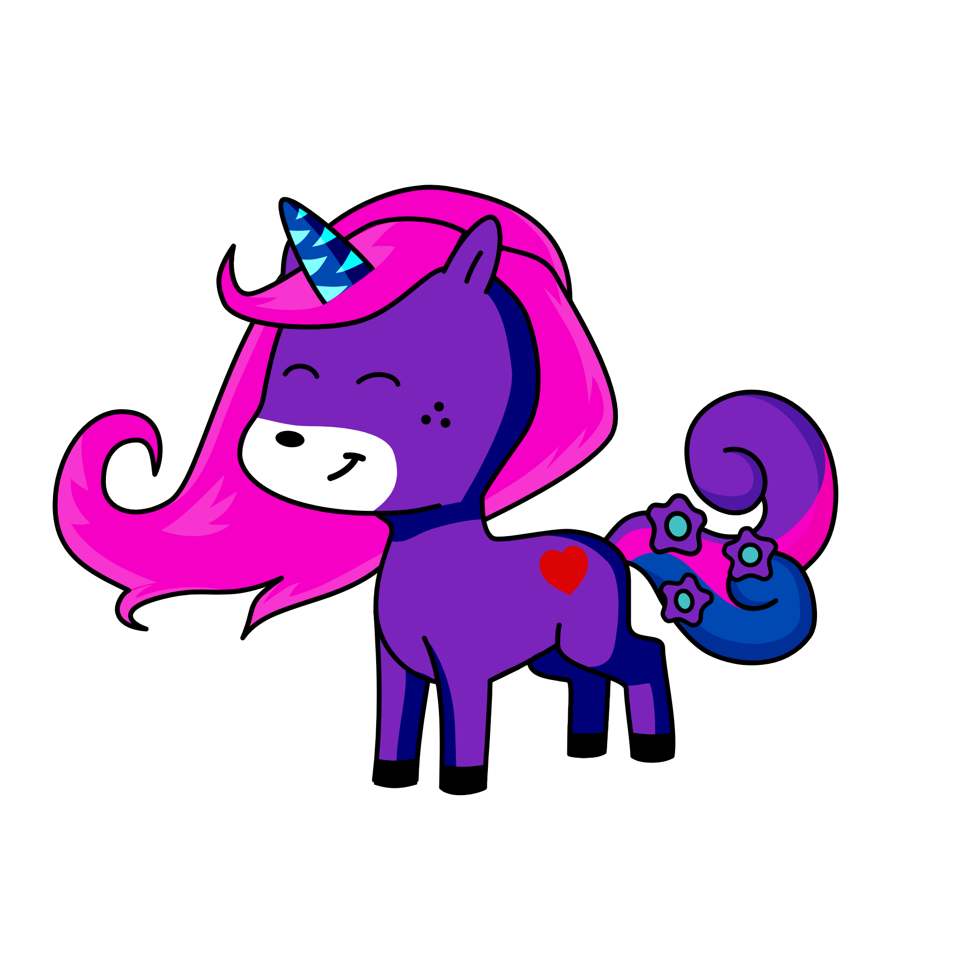 Qwertzb, the unicorn