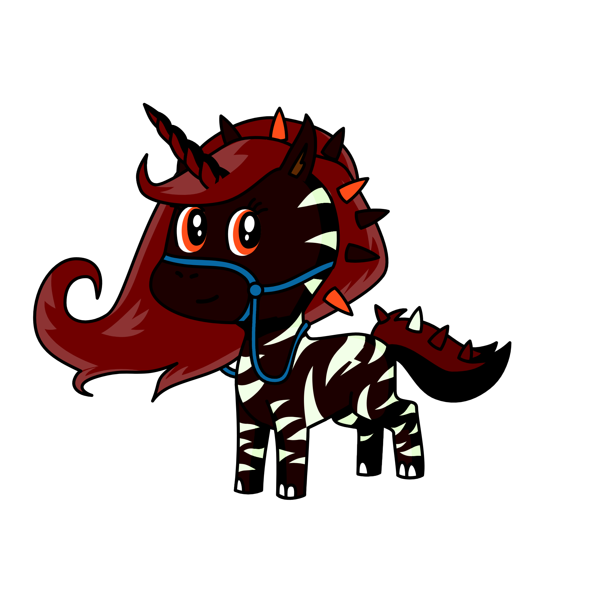 the black night, the unicorn