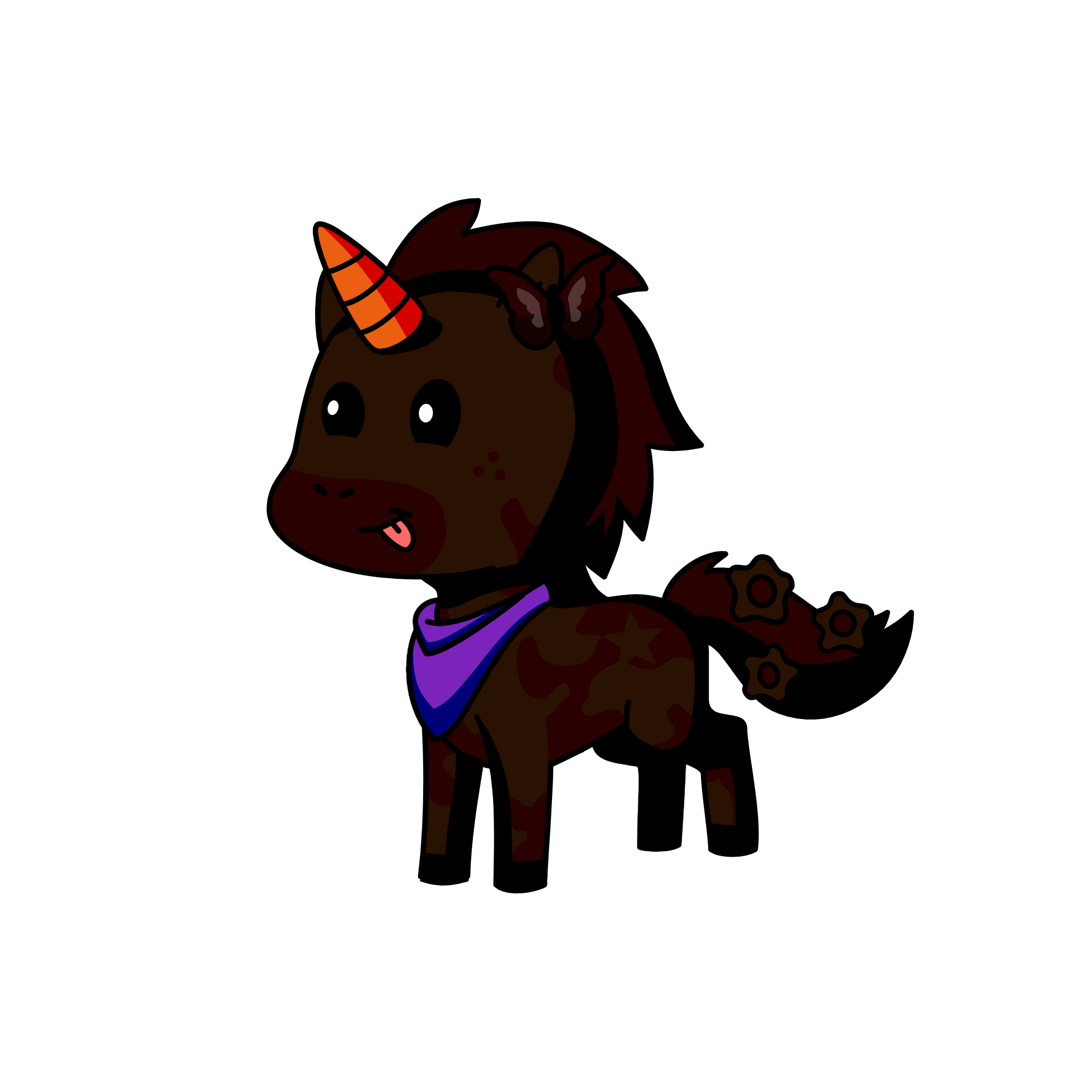 Chocolate Mousse, the unicorn