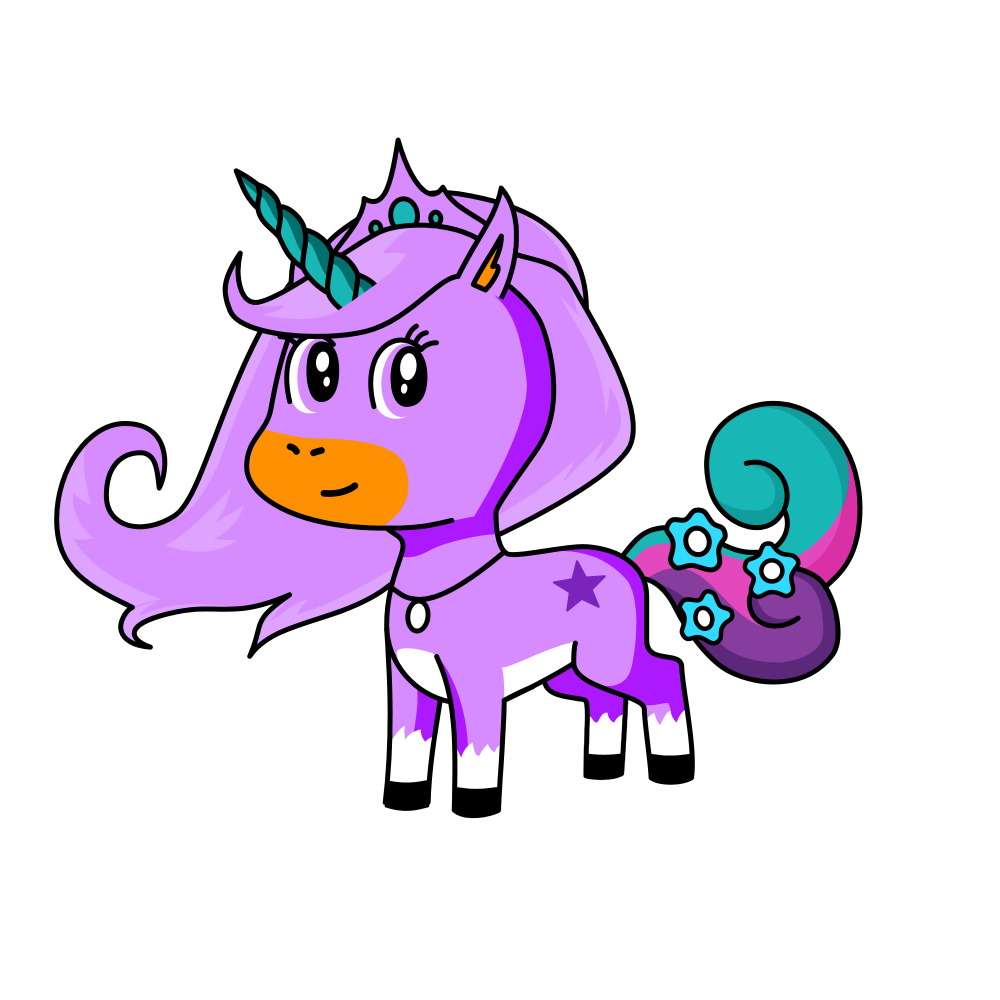 mnjfefcvxs, the unicorn