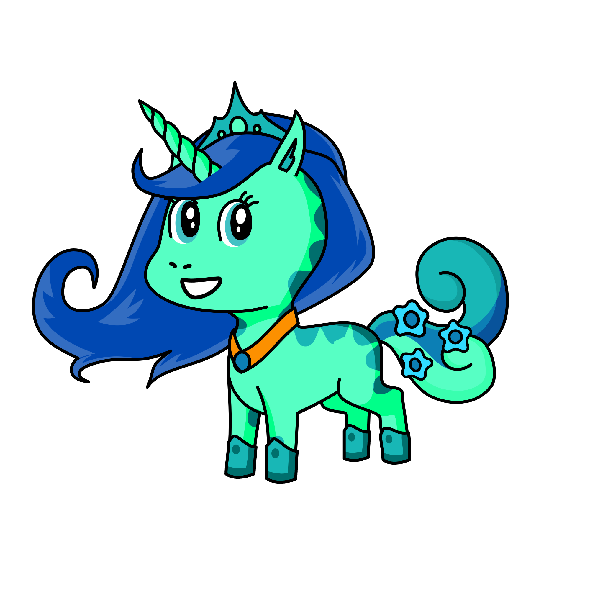 Icy, the unicorn