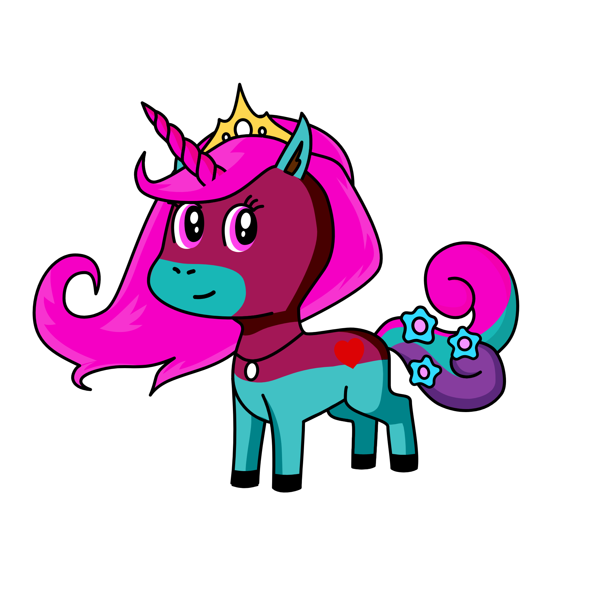 sklr,,ryut, the unicorn