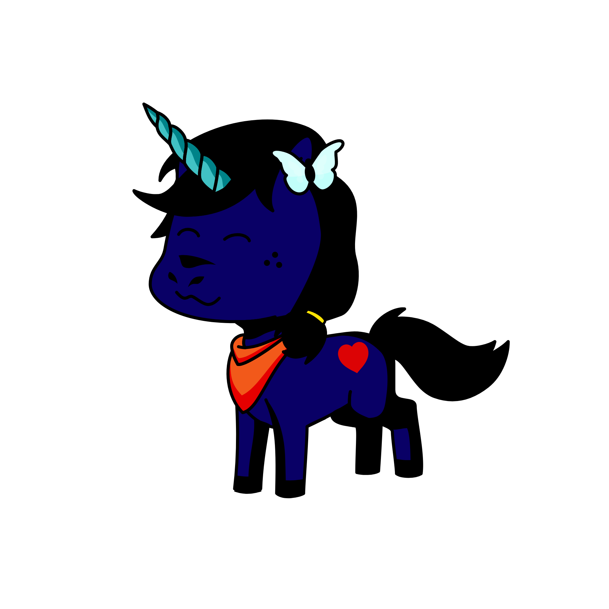Midnight, the unicorn