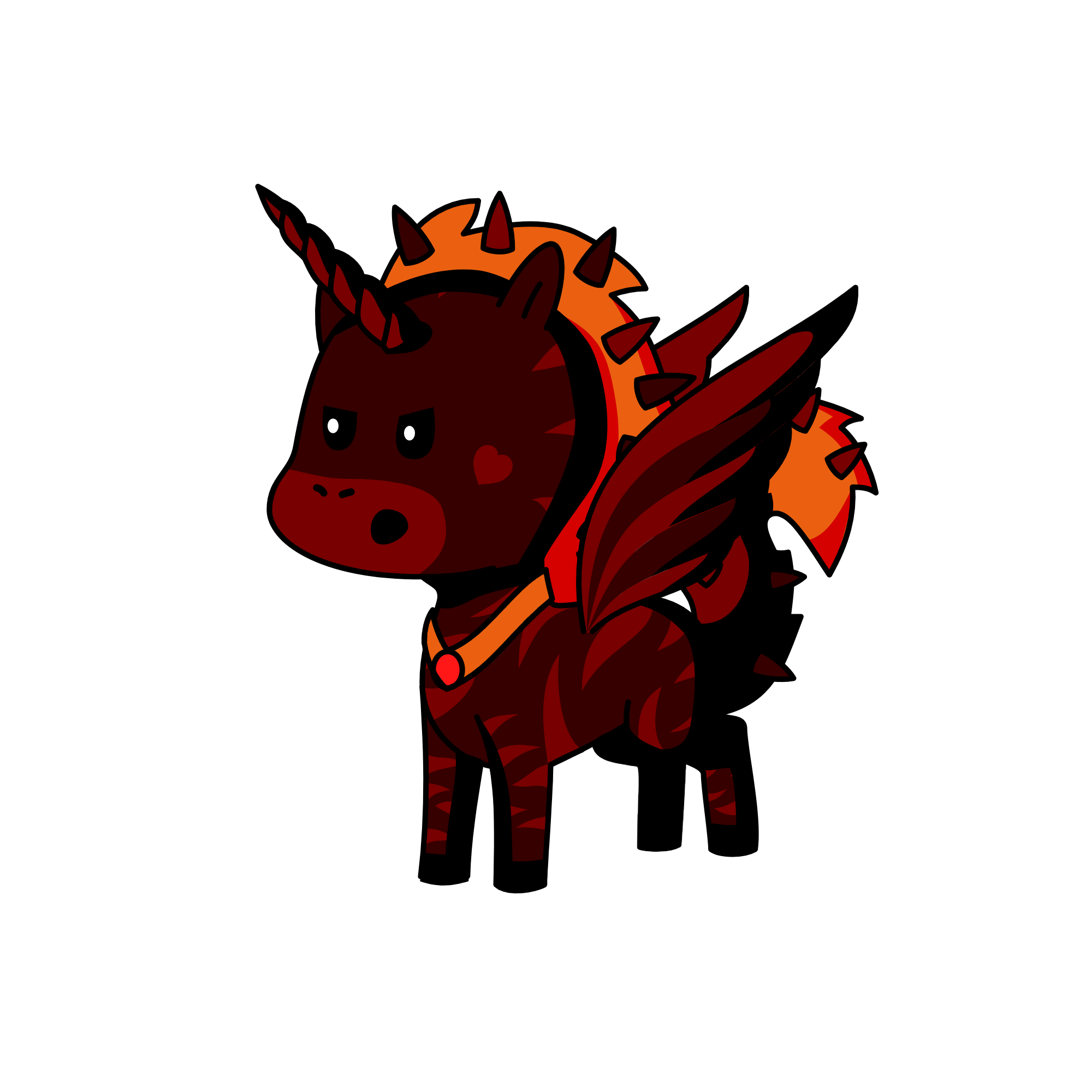 Queen Demonica, the unicorn