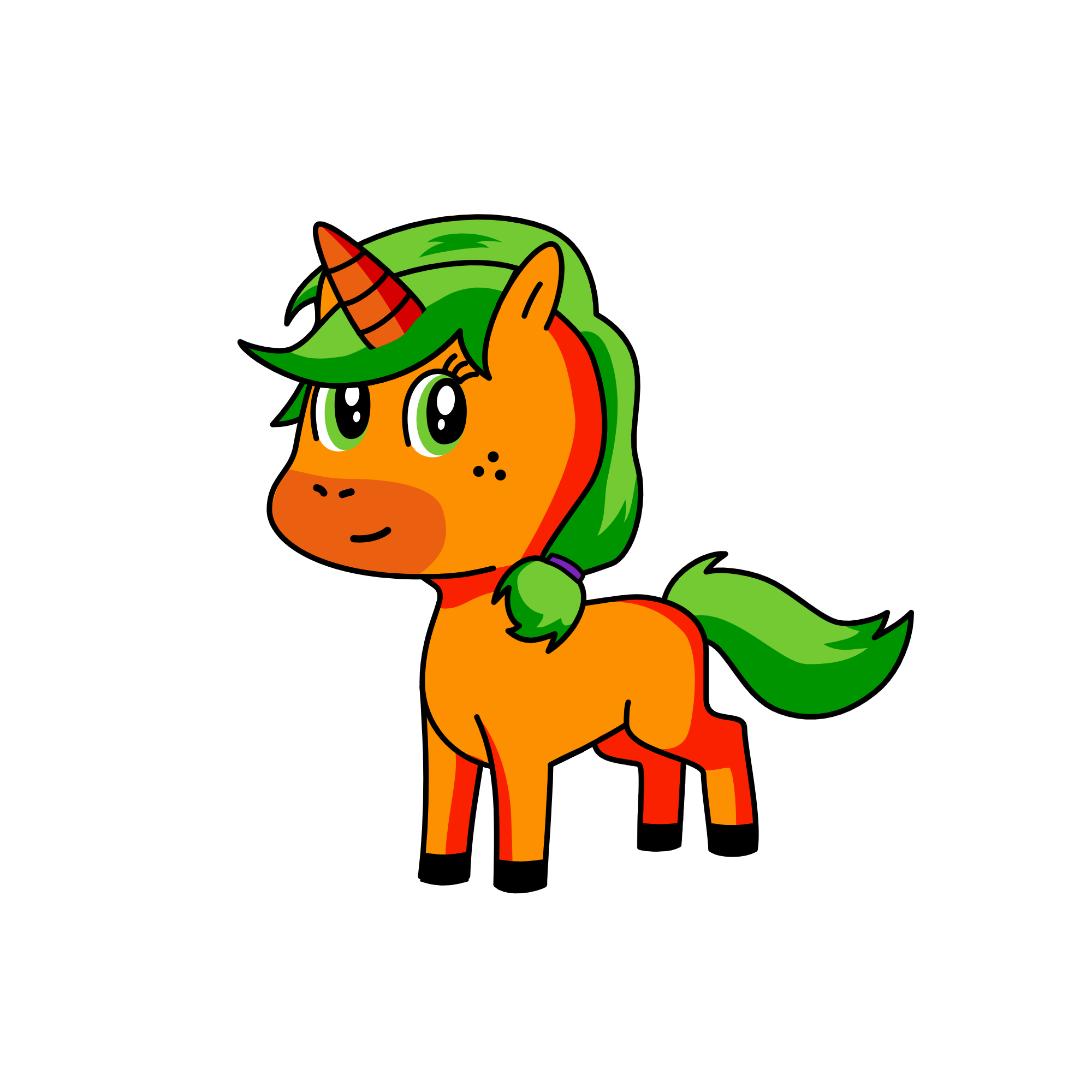 Pumpkin, the unicorn