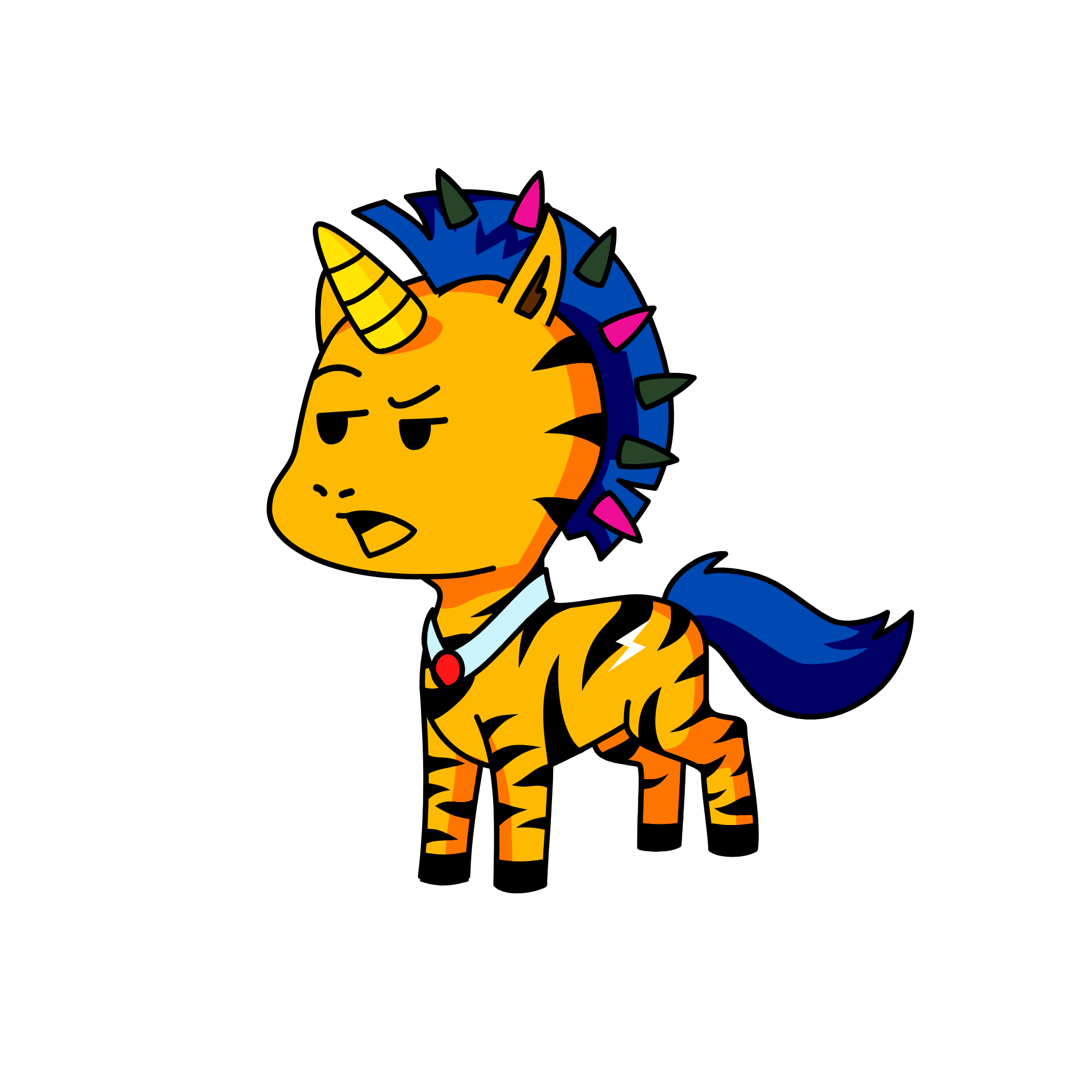 Spike, the unicorn