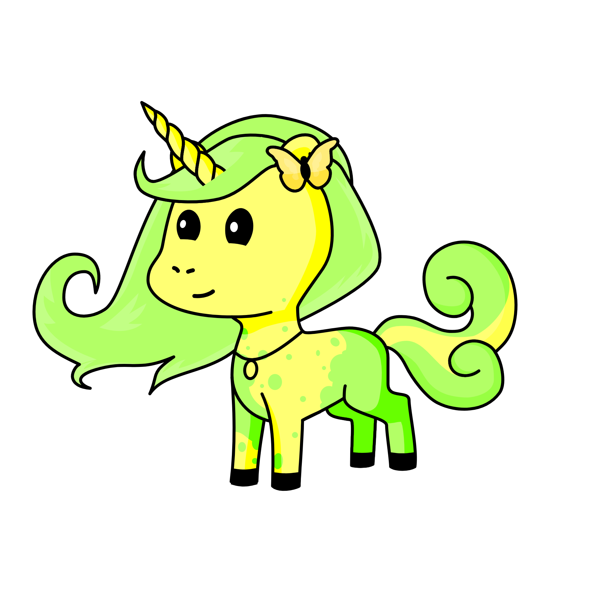 Lemondrop, the unicorn