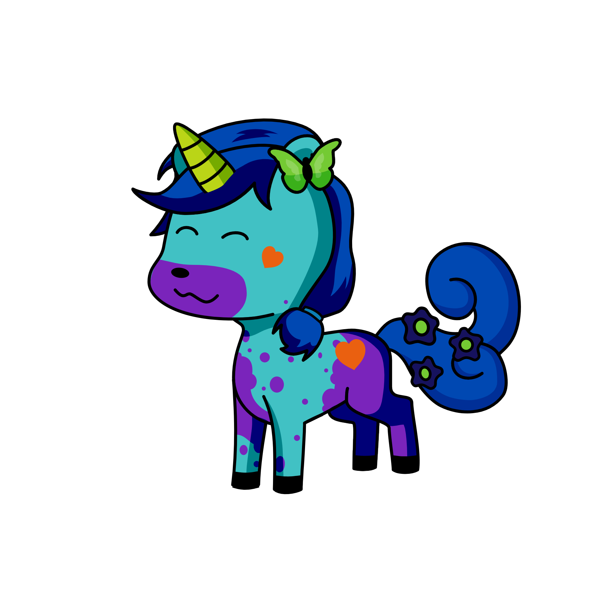 winter, the unicorn