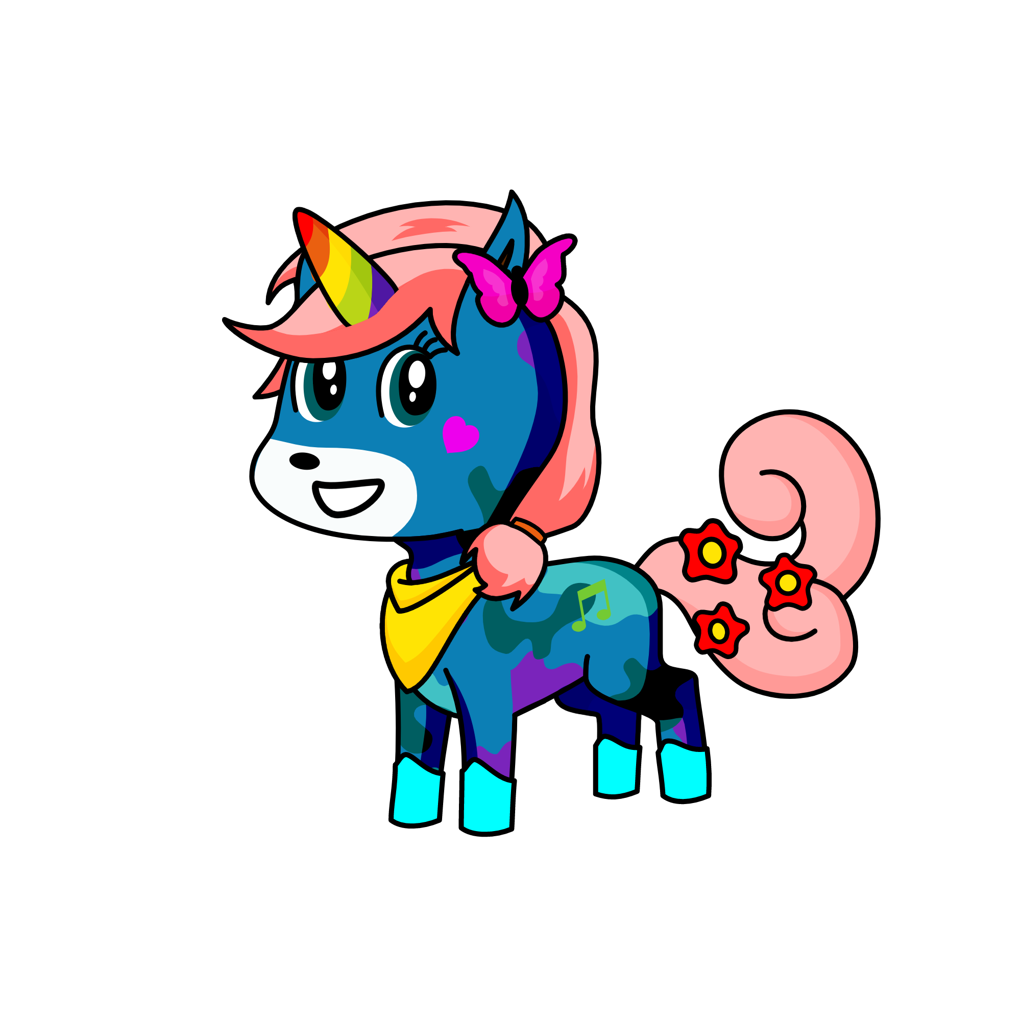 Choni, the unicorn