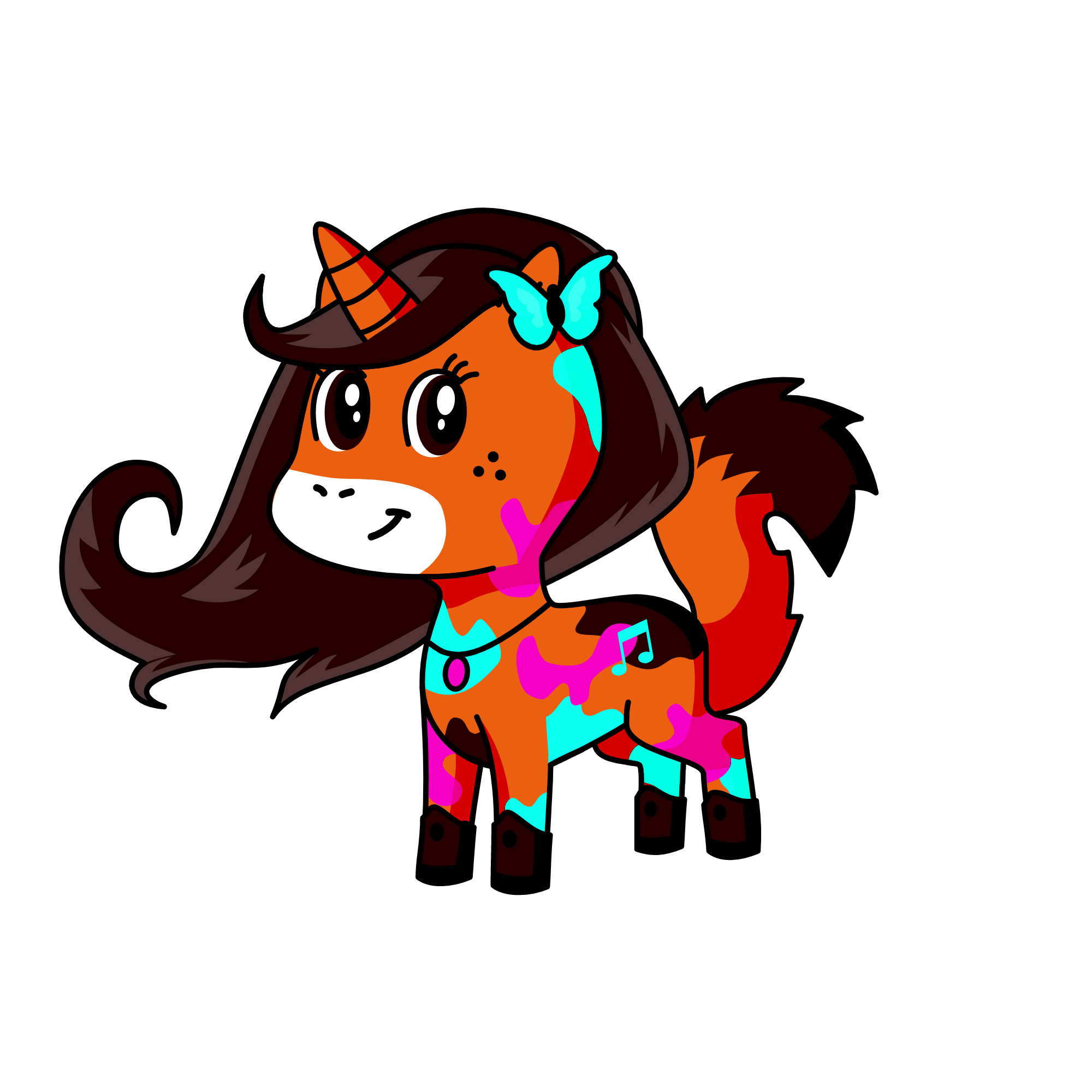 flame, the unicorn