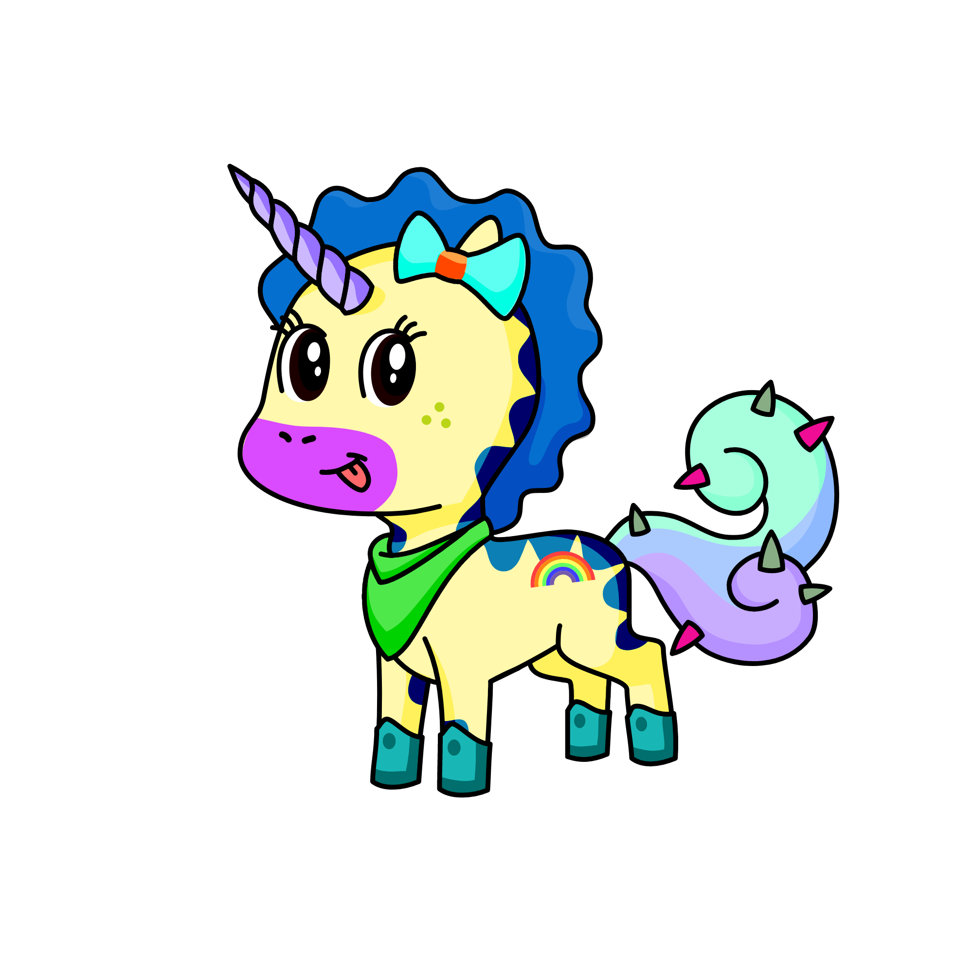 Hola, the unicorn
