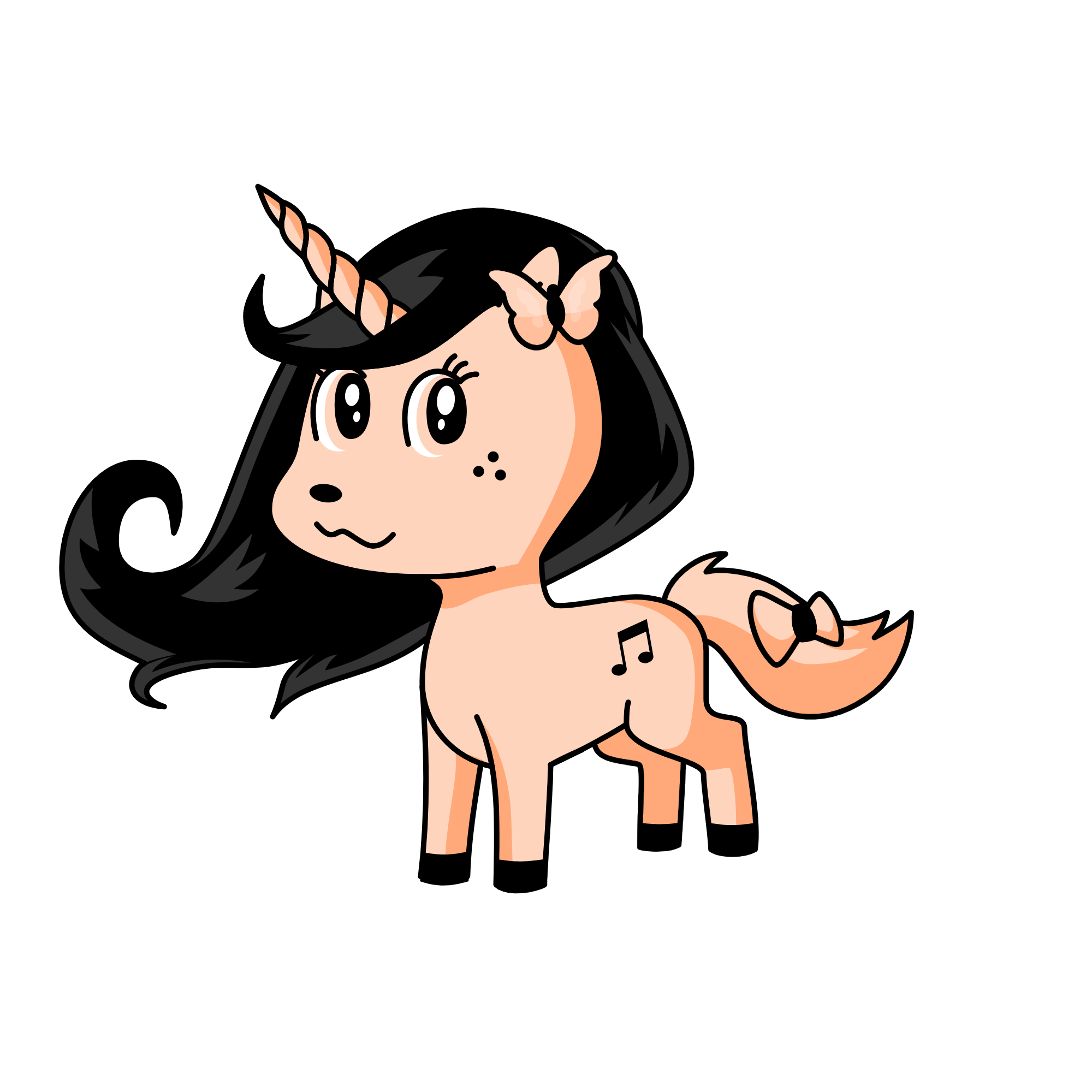 rose, the unicorn