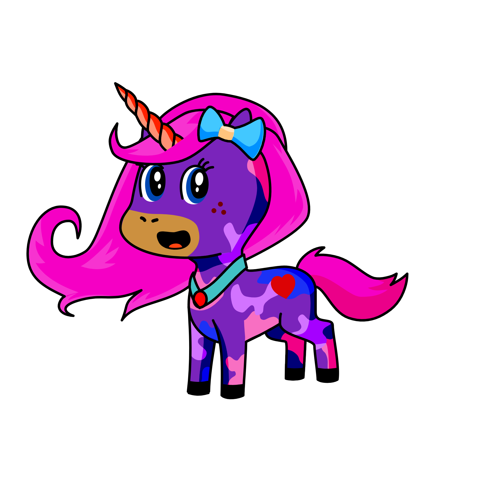 Pearlina, the unicorn