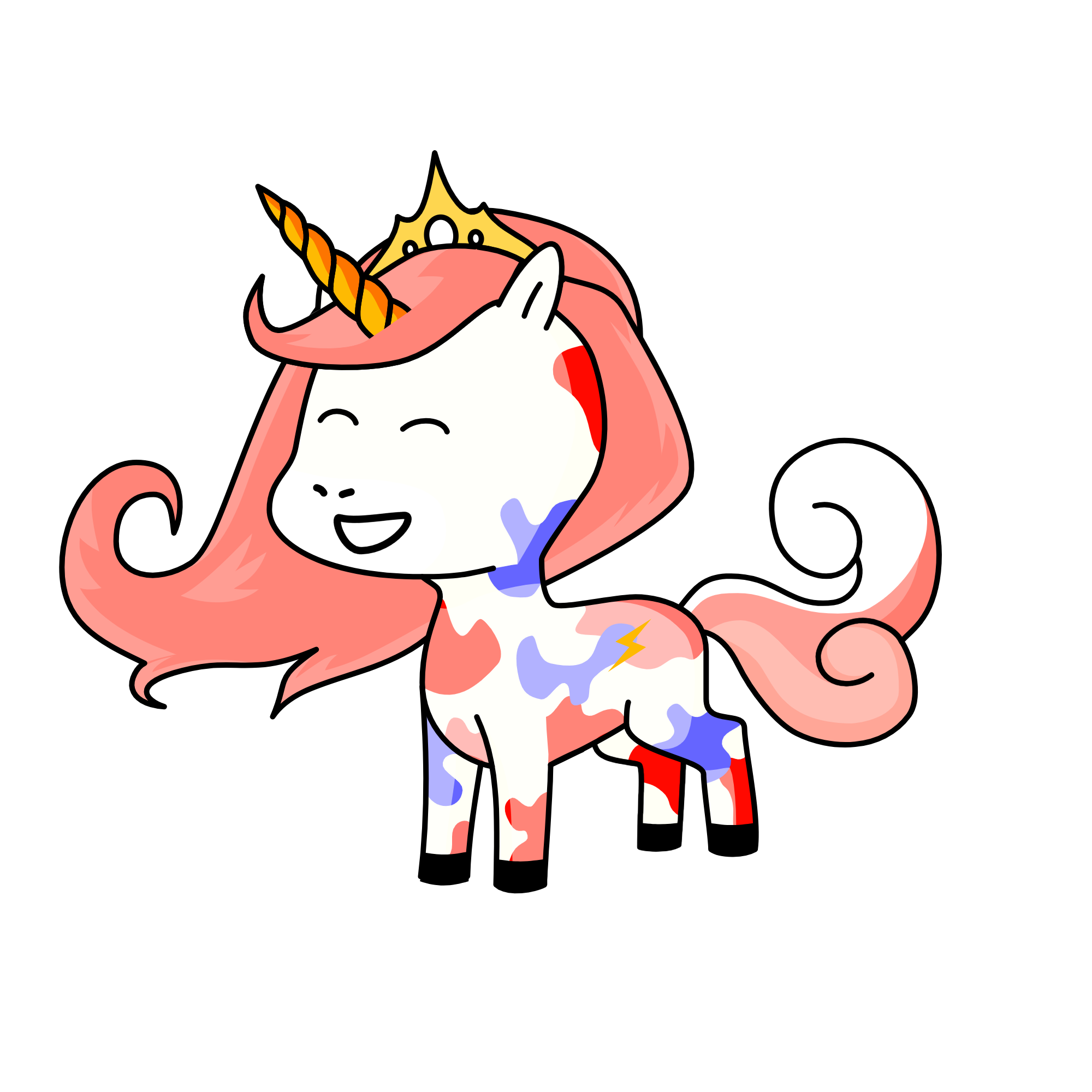 SPARKLES, the unicorn
