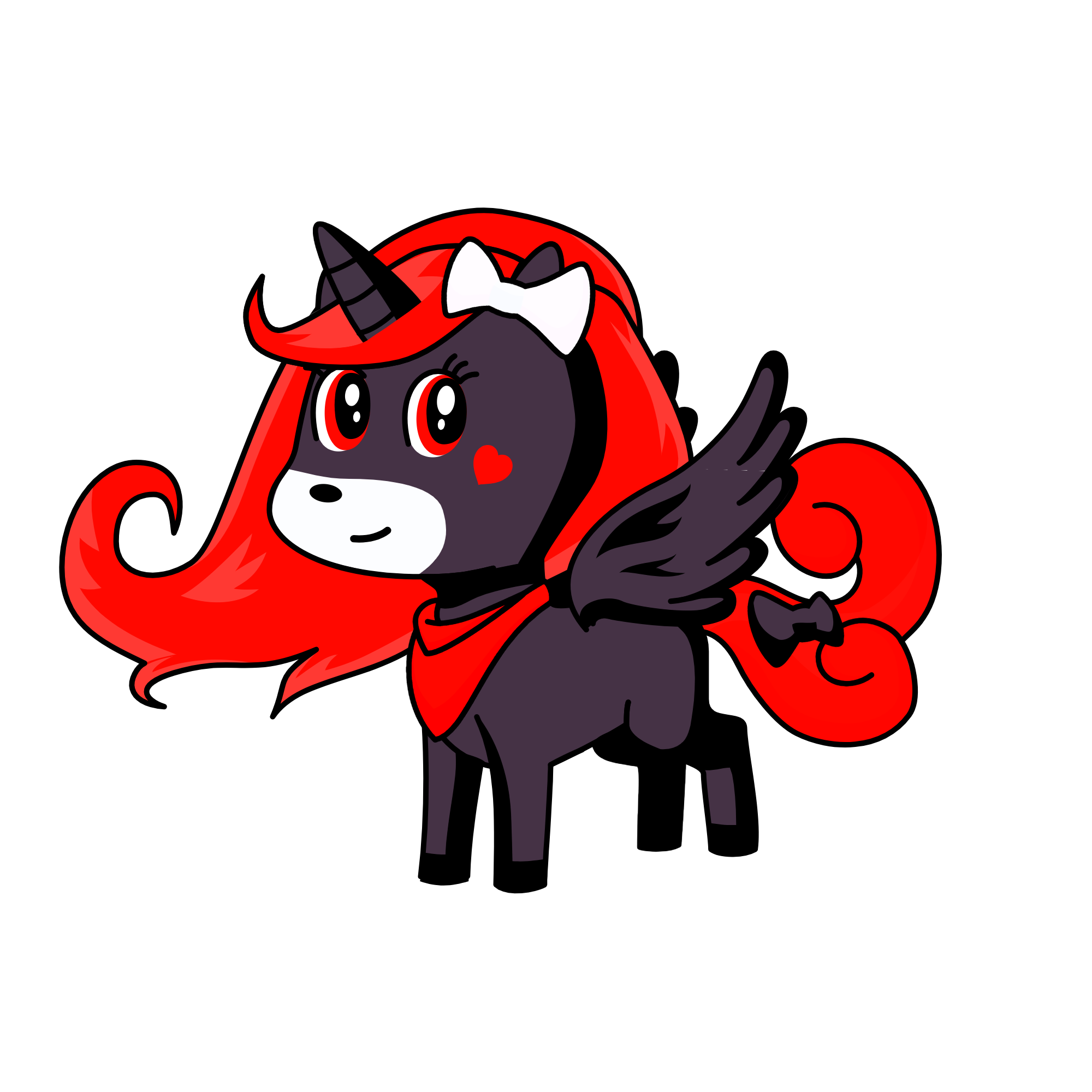 Moody, the unicorn