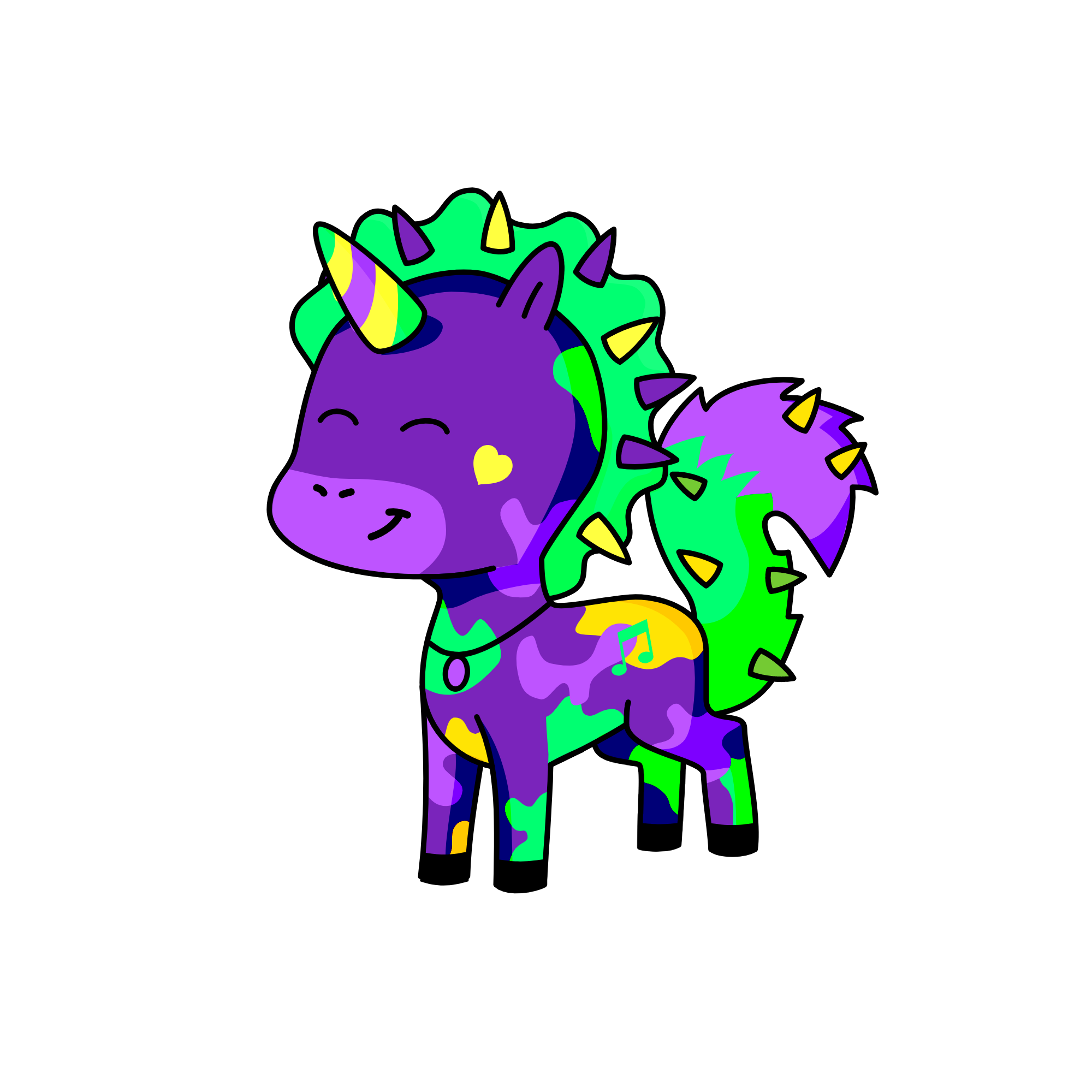 Punky, the unicorn