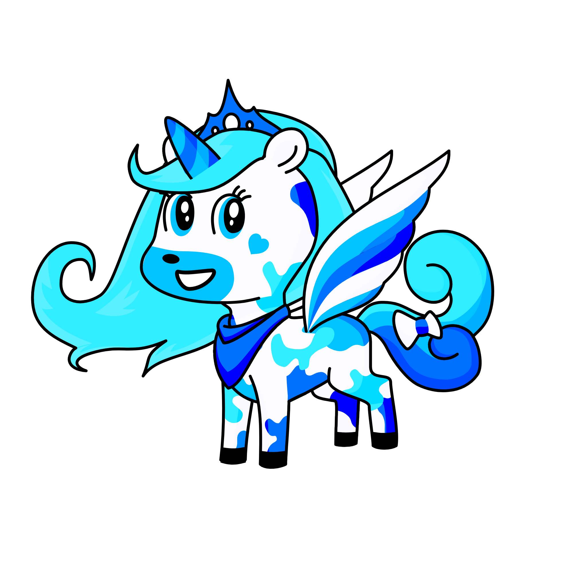 Snowycorn, the unicorn