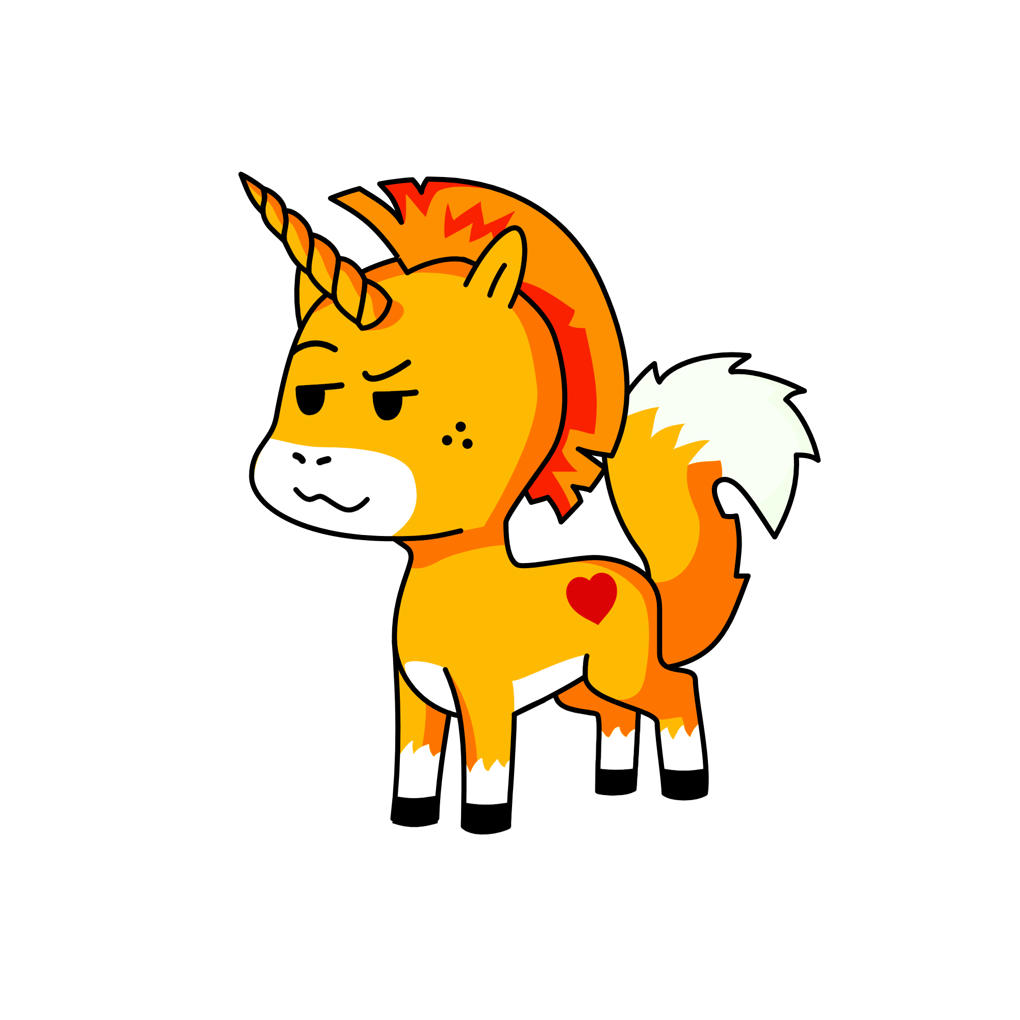Wild foxicorb *boy*, the unicorn