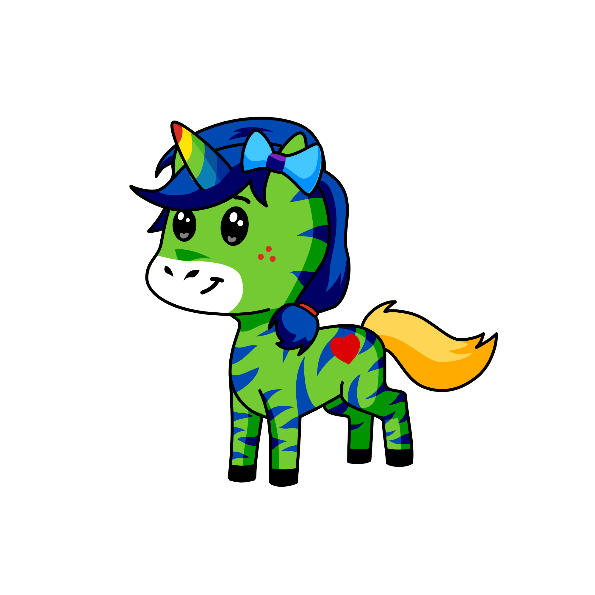 greenrainbow, the unicorn