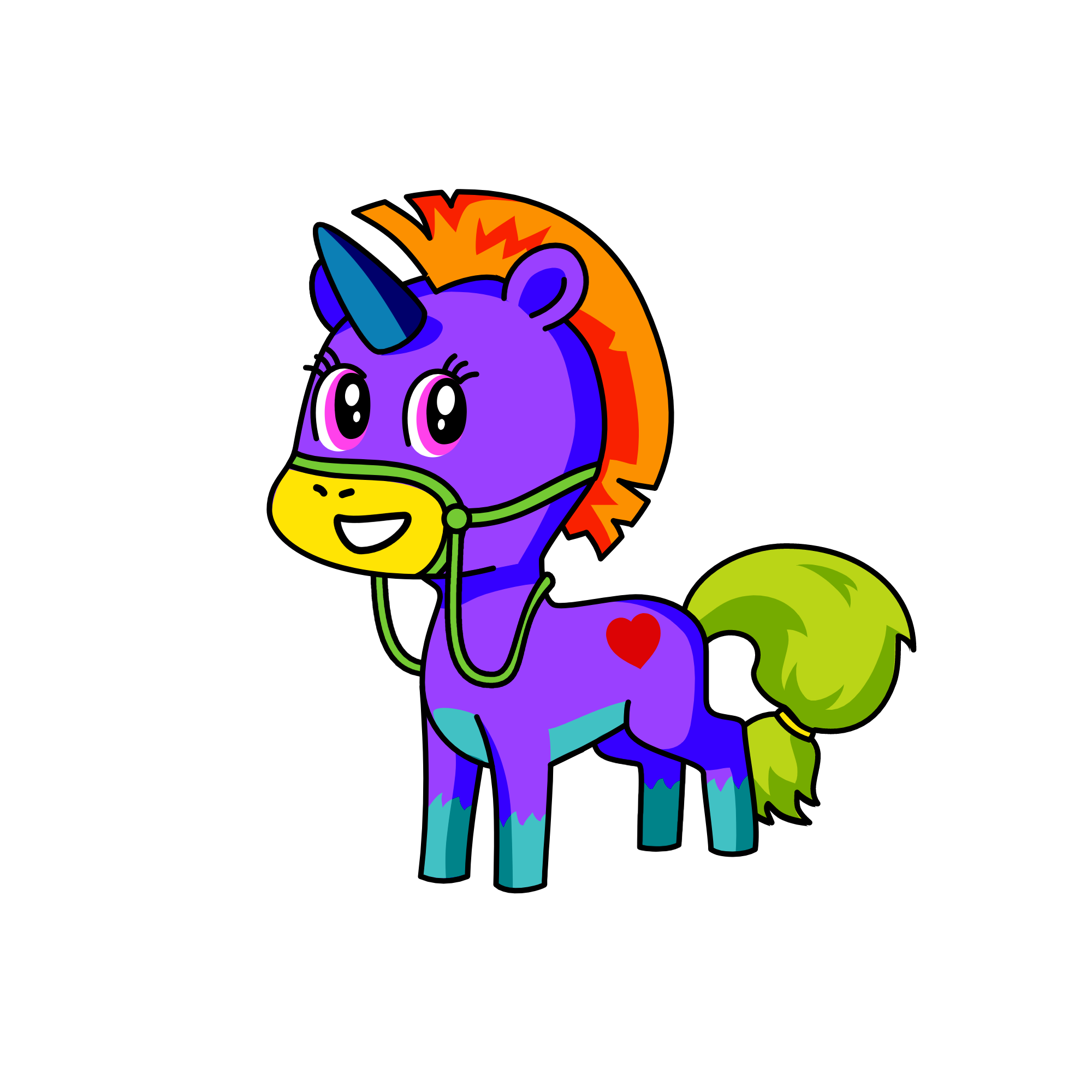 sparkle shine, the unicorn