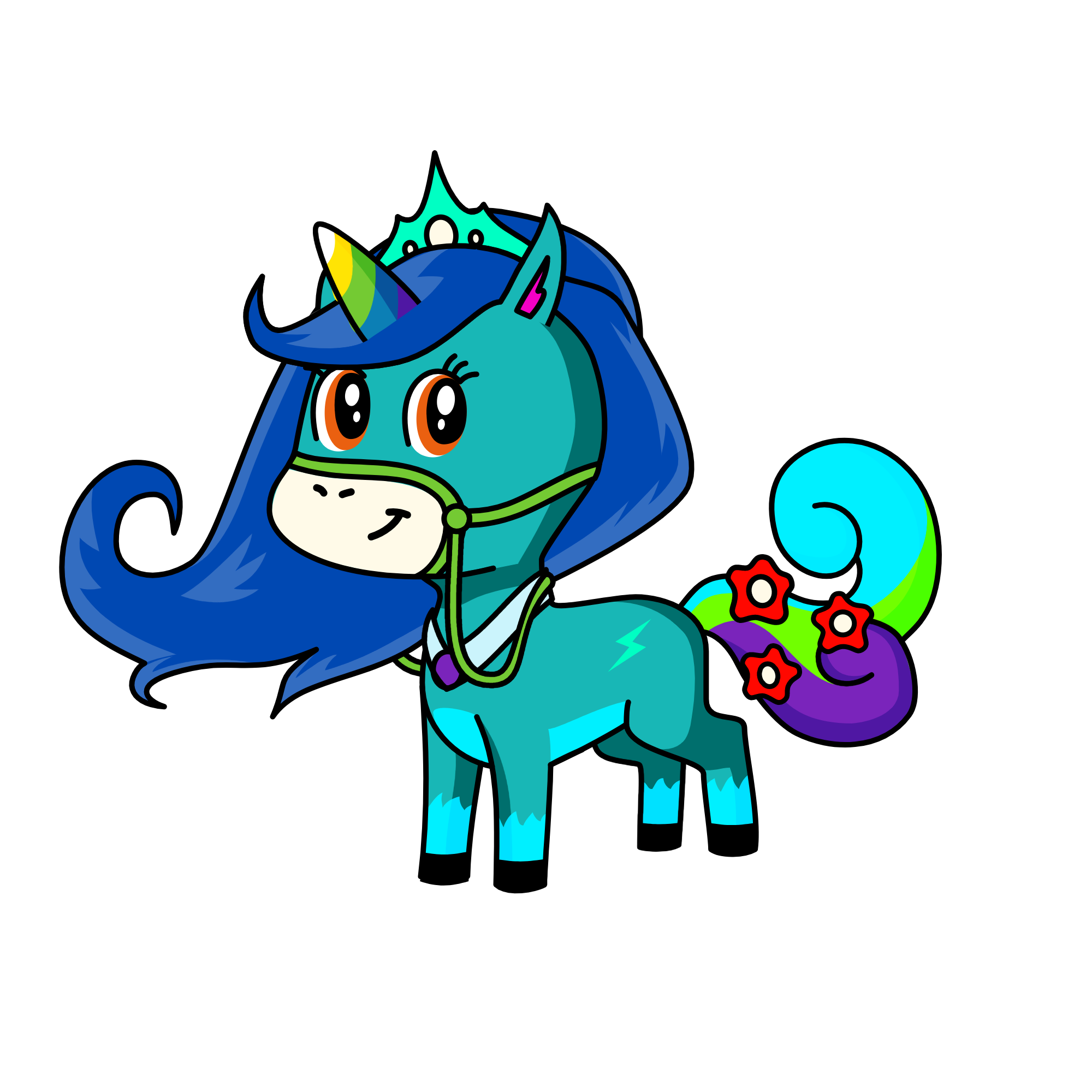 Misty, the unicorn