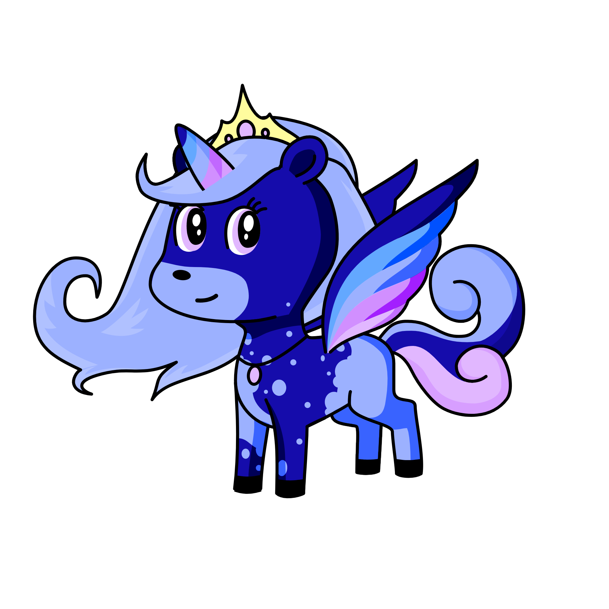 Vanilla, the unicorn