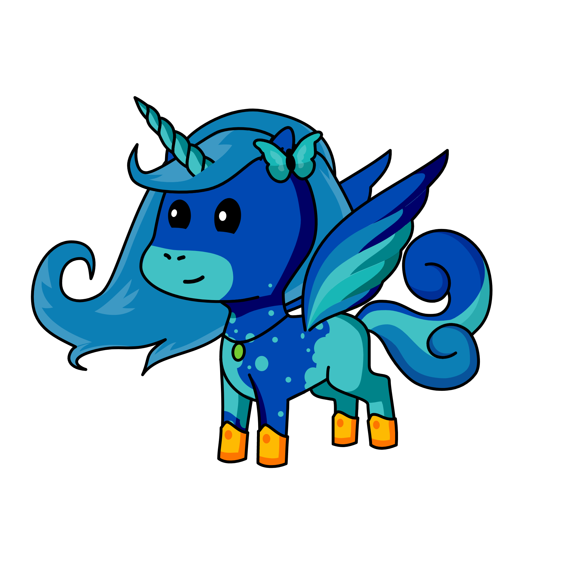 Mermaidcorn, the unicorn