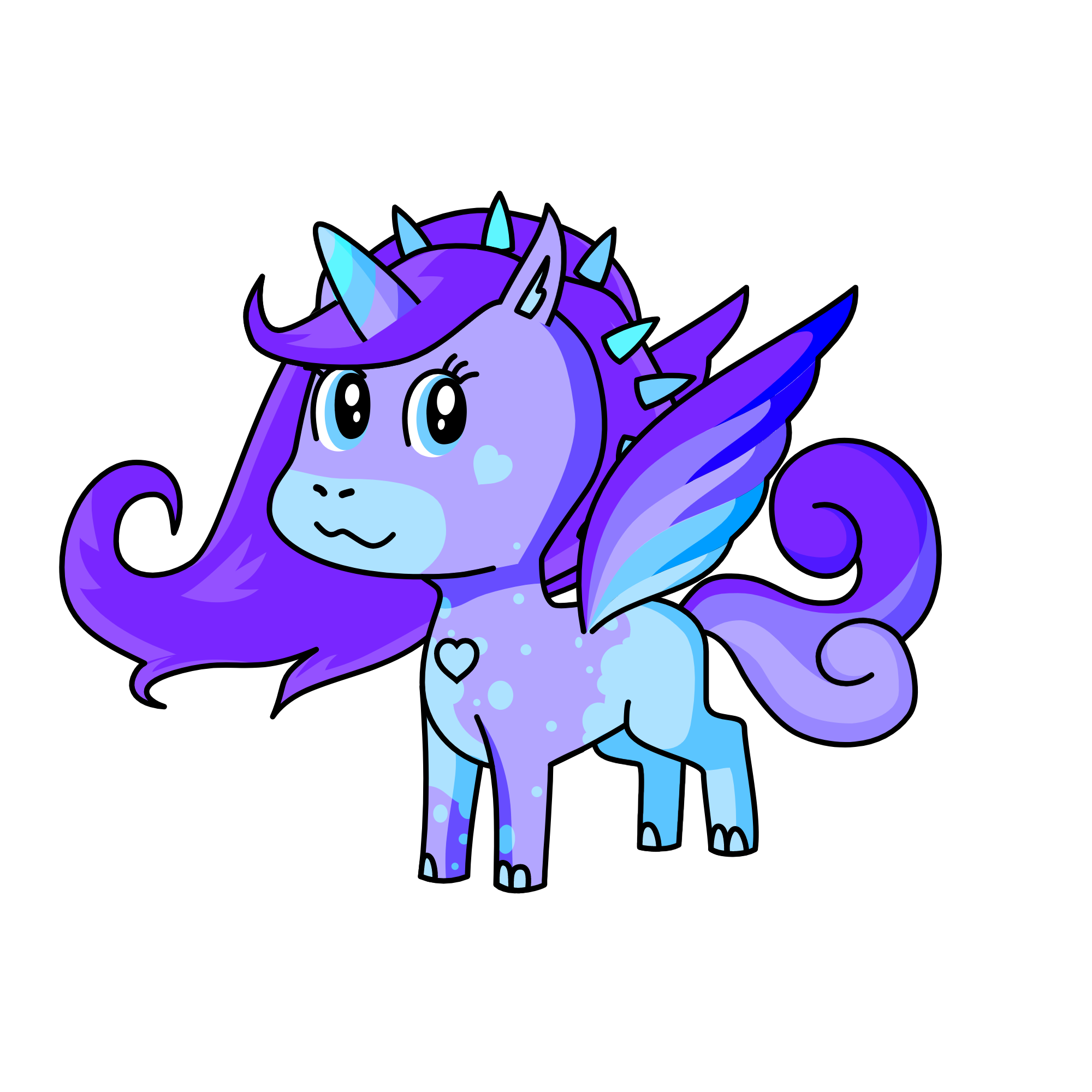 Melody, the unicorn