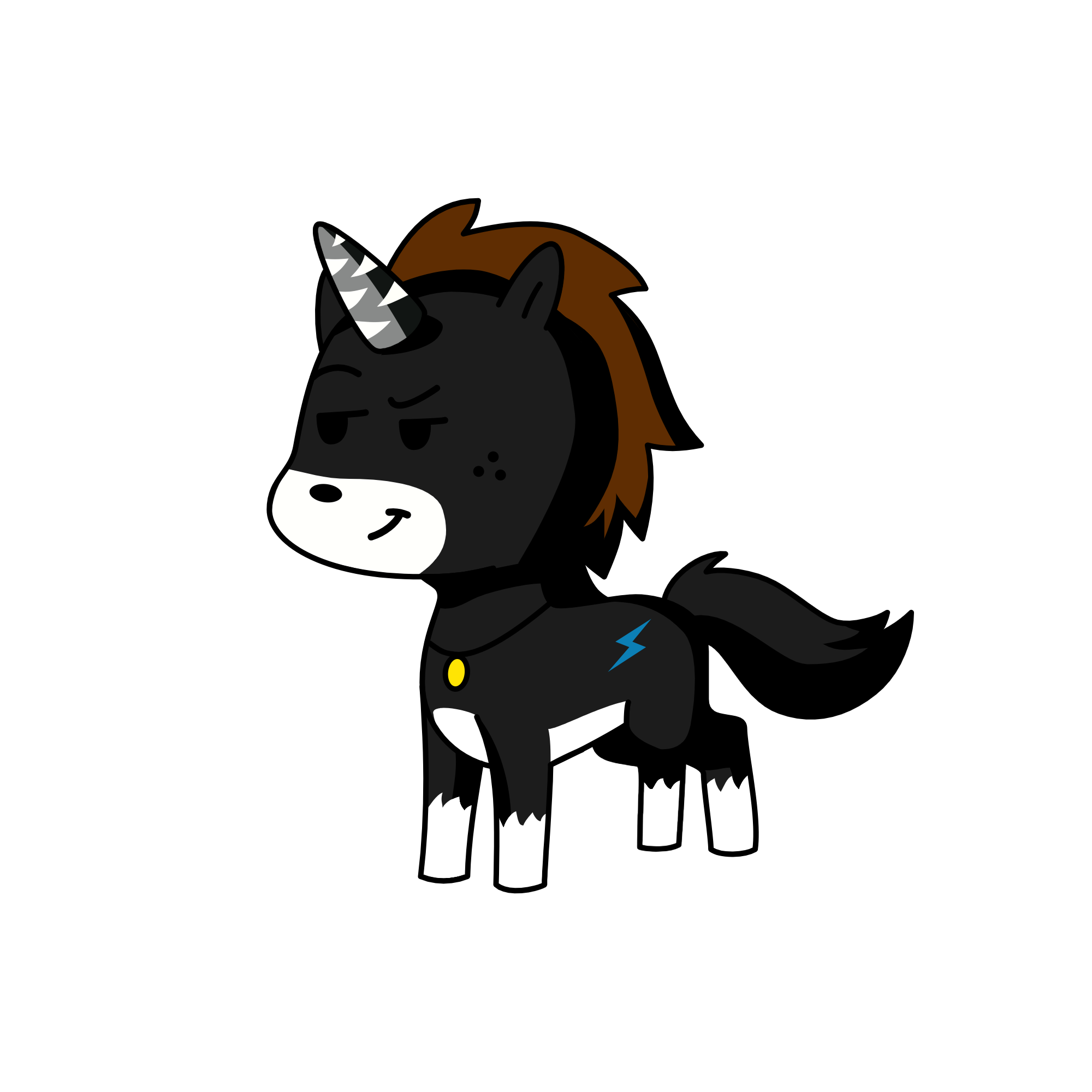 Cattycorn, the unicorn