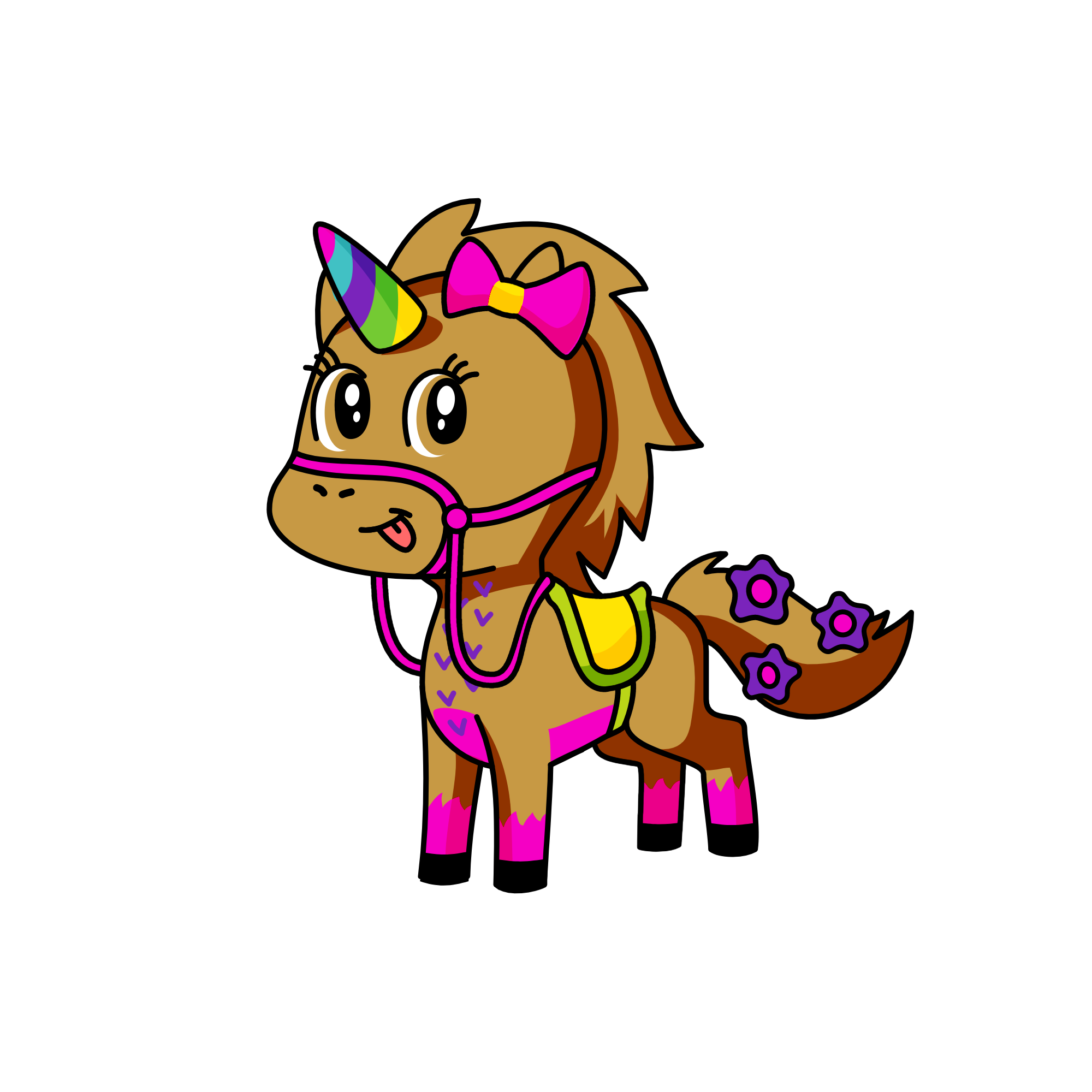 Arcoíris , the unicorn