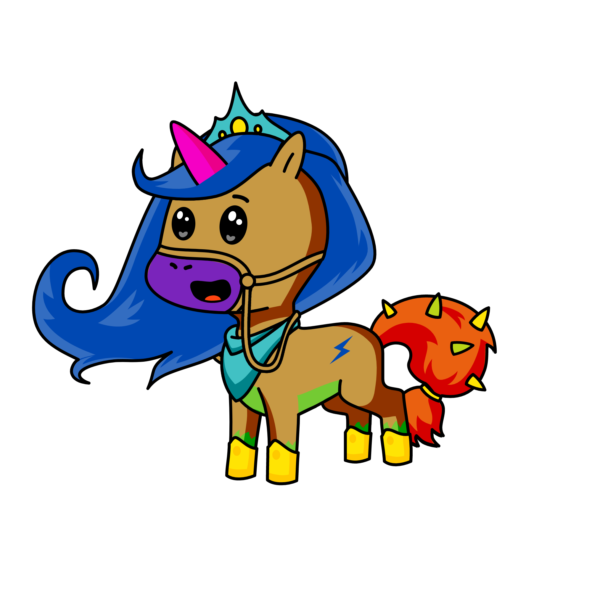 Bosque oscuro , the unicorn