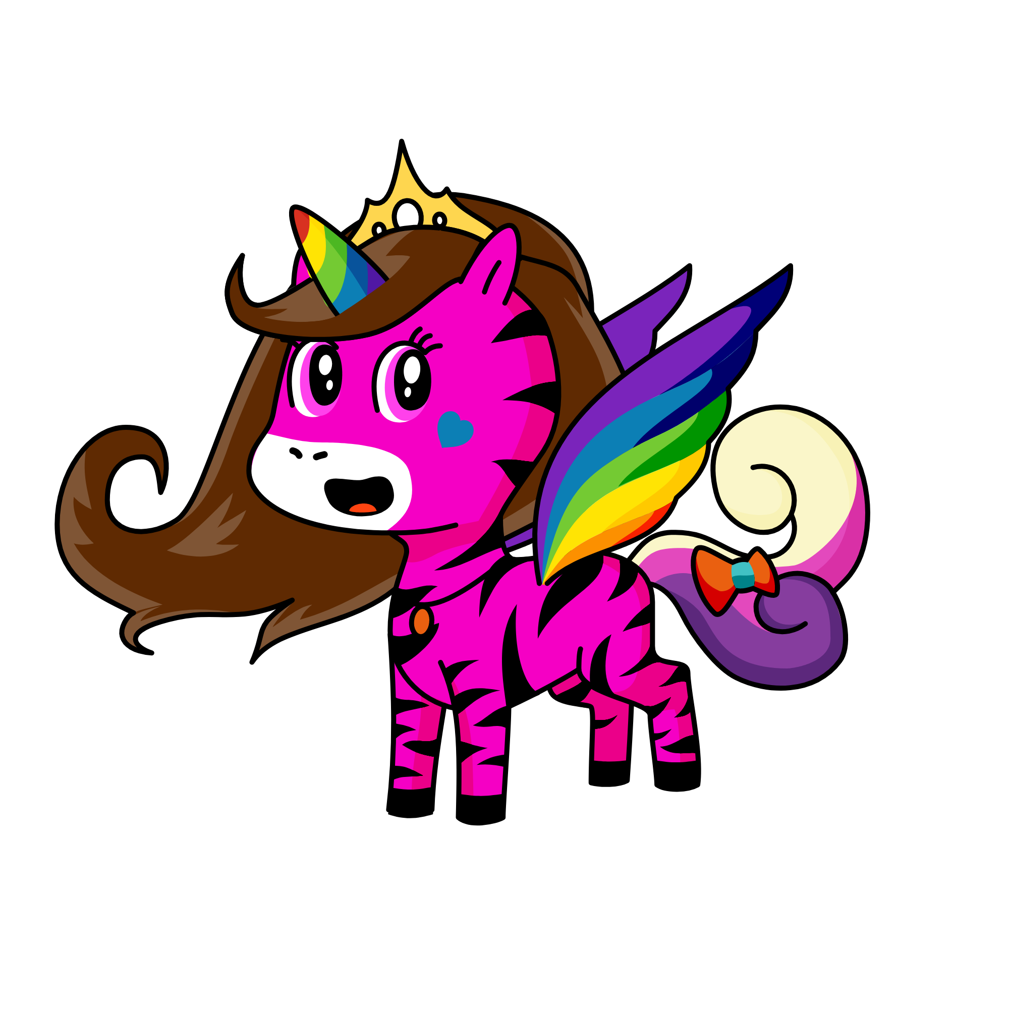 Unicornio  arcoiris, the unicorn