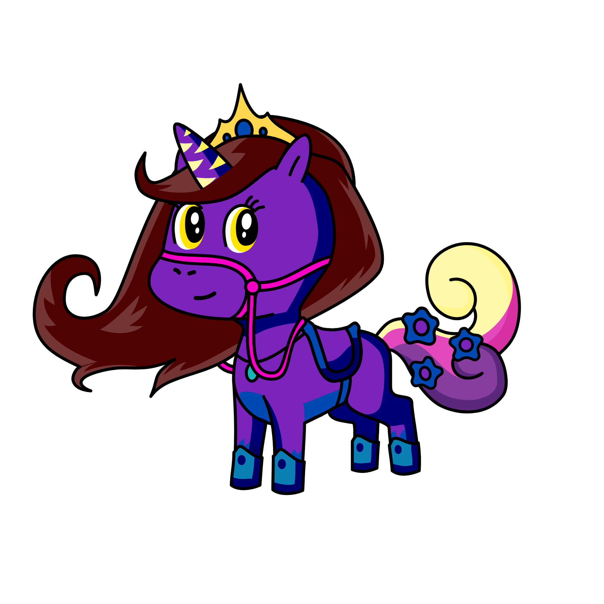Queen of the sleeping, the unicorn