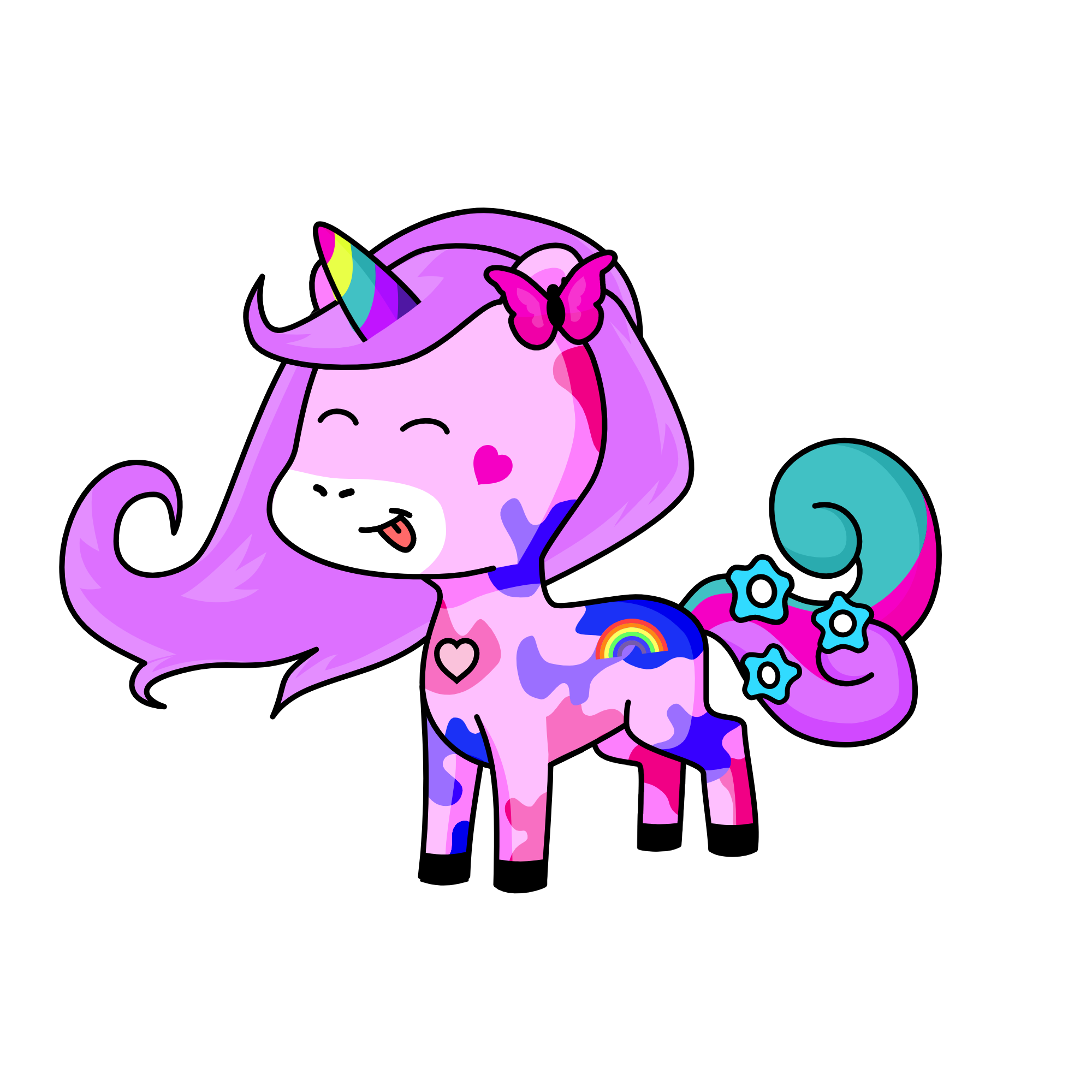 rainbow, the unicorn