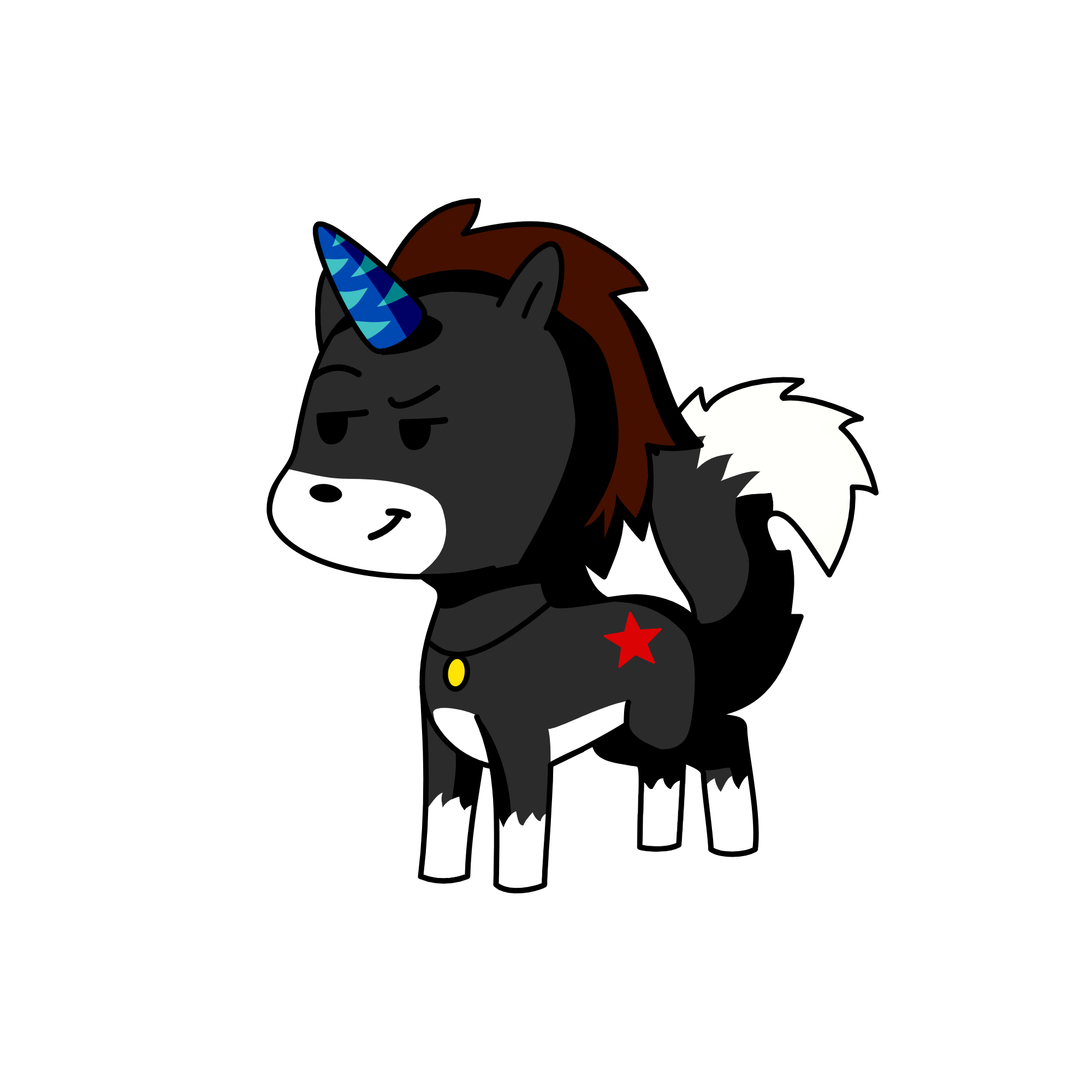 Cattycorn, the unicorn