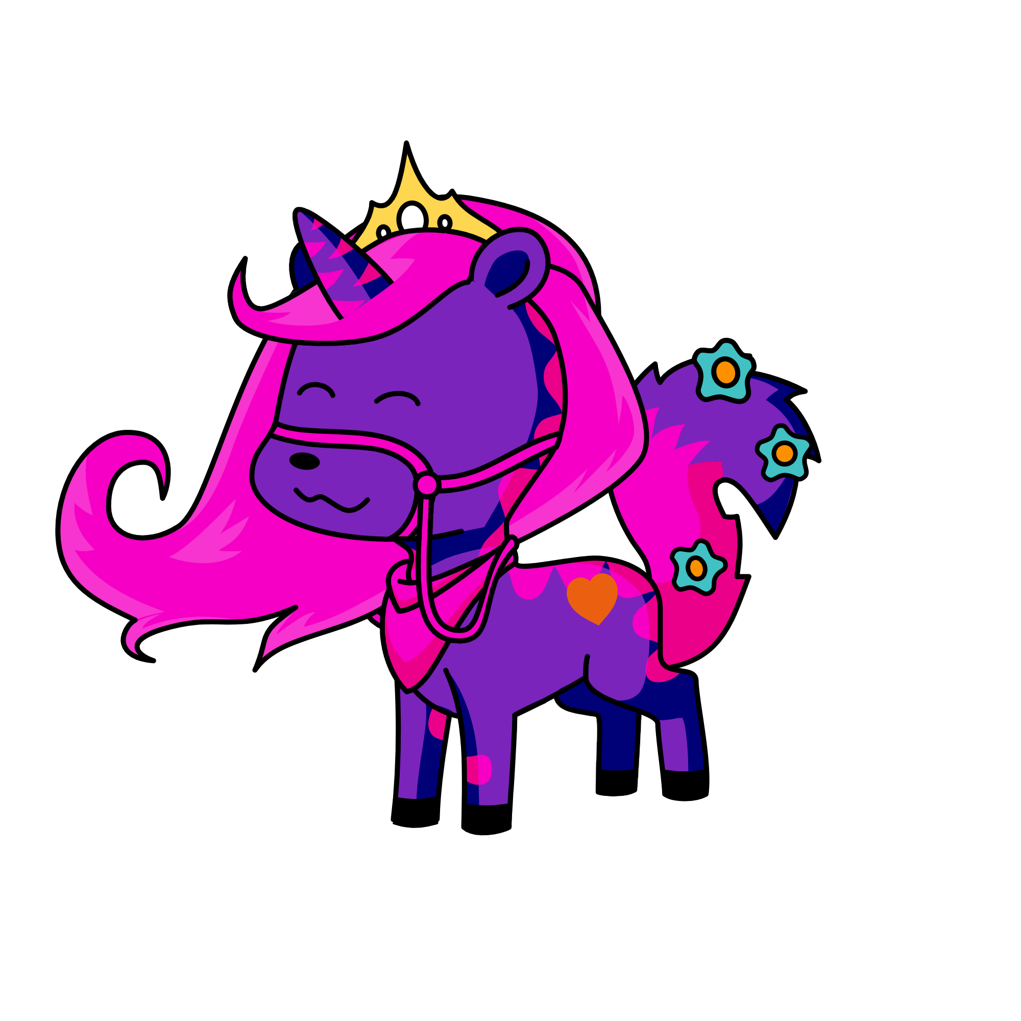 hola a miga, the unicorn