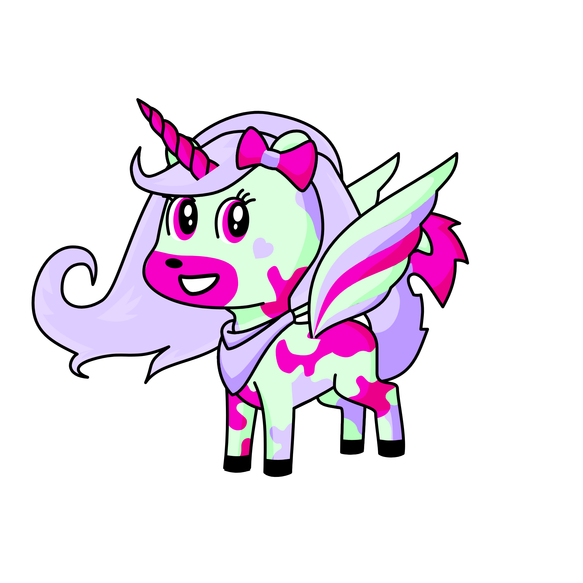 Mintycorn, the unicorn