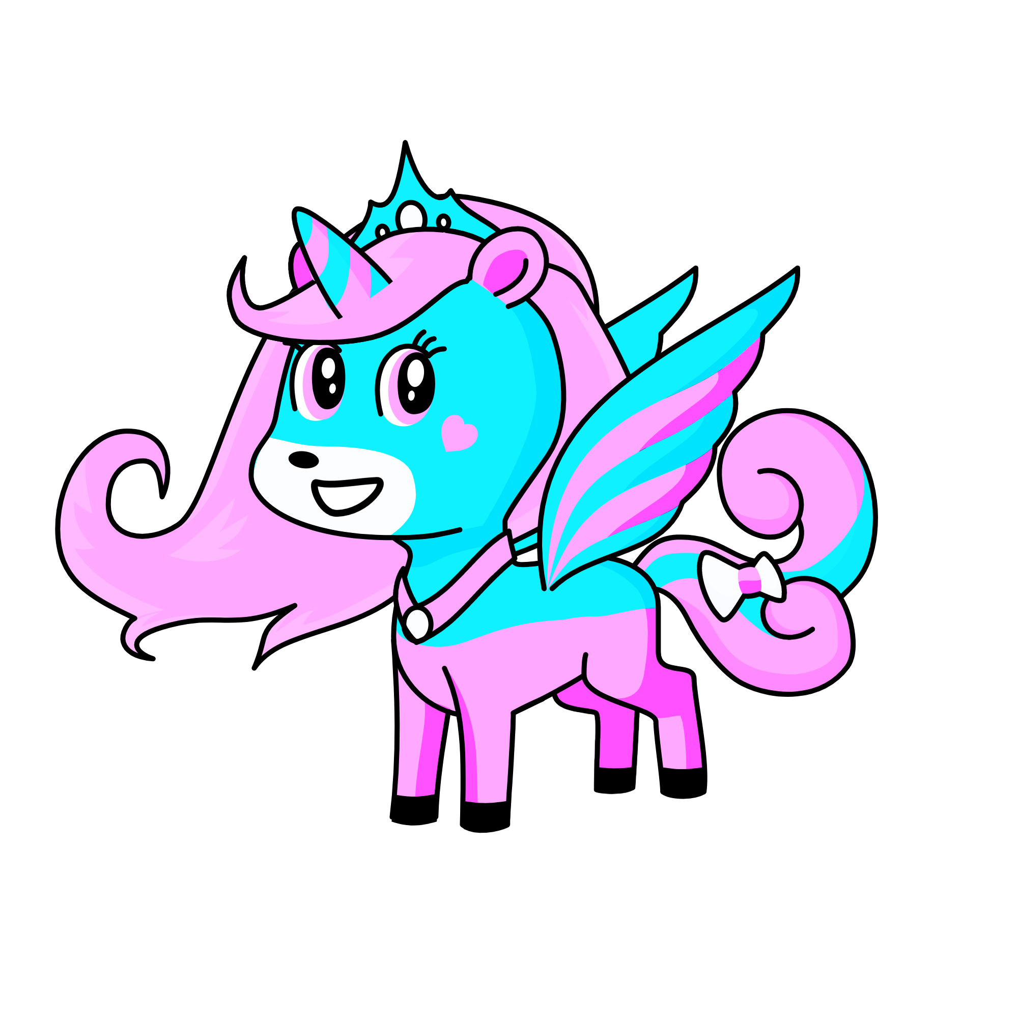 Cotton Candy Cutie, the unicorn