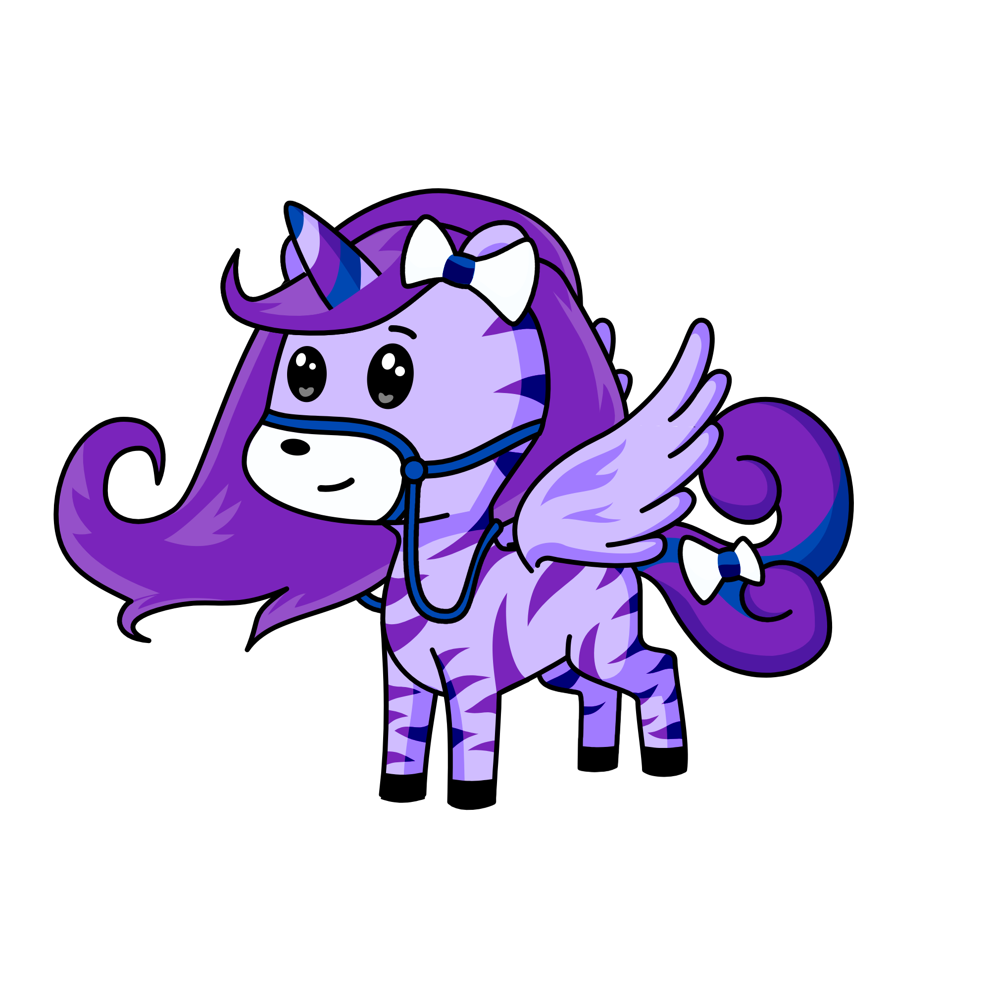Violet Cutie, the unicorn